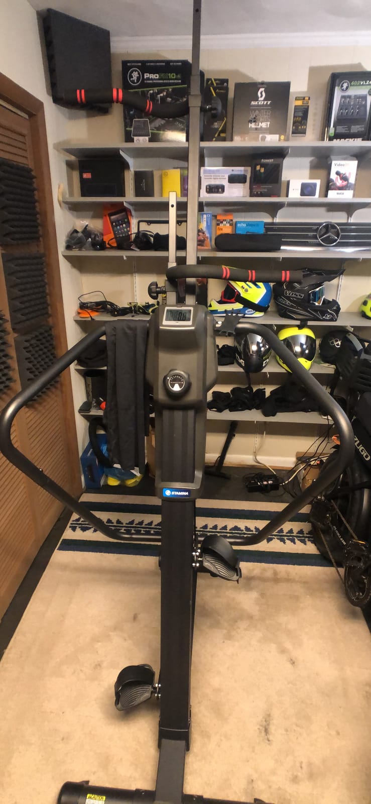 Stamina Cardio Climber - Fitness Cardio with Smart Workout App - Cardio Climber Stepping Machine for Home Workout - Up to 300 lbs Weight Capacity | LCD Monitor; And Wheels for Easy Storage customer photo 2