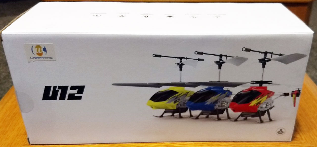 U12 Remote Control Helicopter Mini RC Helicopter with Altitude Hold Blue, One Key take Off/Landing and 2 Batteries, High/Low Speed, LED Light, for Adults Kids customer photo 1