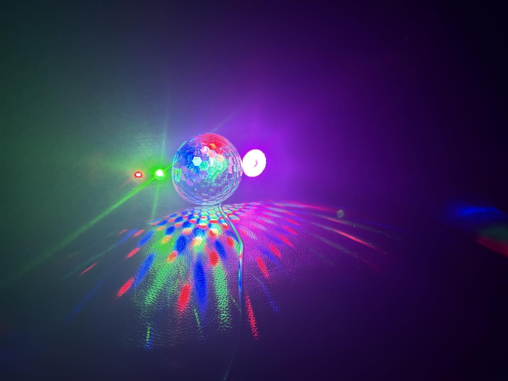 Party Lights, DJ Disco Light Disco Ball Light Sound Activated Strobe Stage Lights for Parties Birthday Christmas Gift Wedding Karaoke Bar Club Pub Dance Home Living Room Halloween Decorations customer photo 2