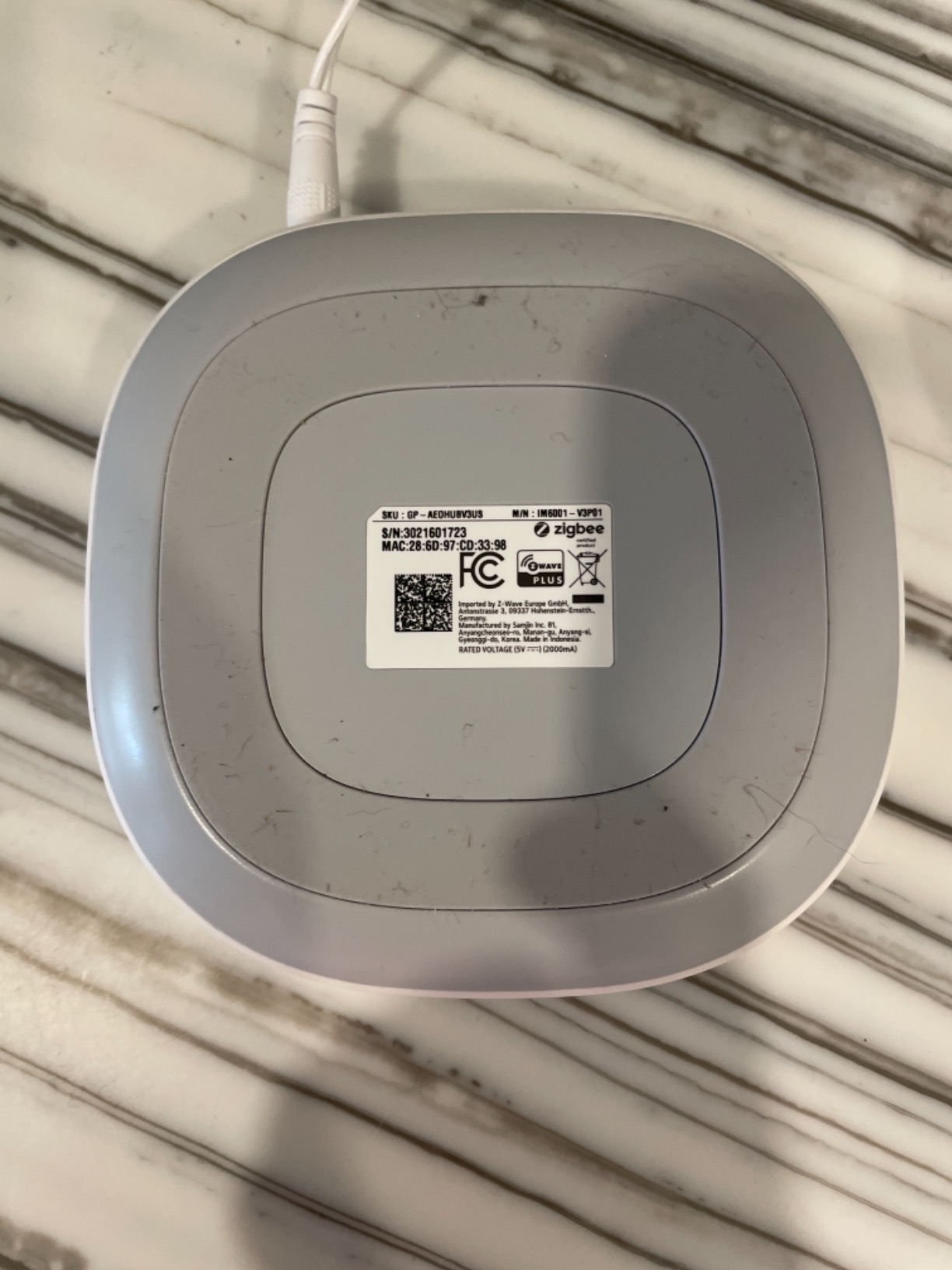 Aeotec Smart Home Hub, Works as a SmartThings Hub, Z-Wave, Zigbee, Matter Gateway, Compatible with Alexa, Google Assistant customer photo 2