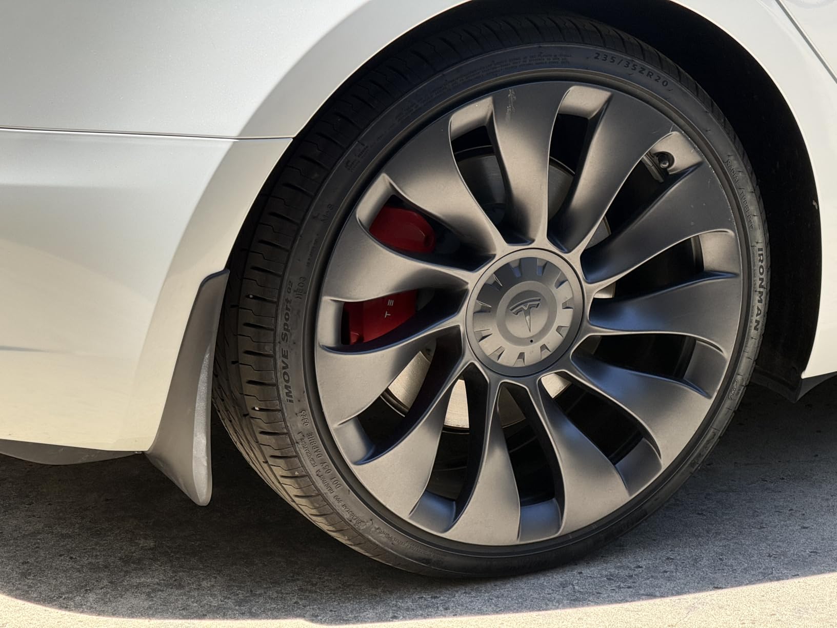 BASENOR Mud Flaps for 2024-2020 Tesla Model Y Splash Guards No Drilling | No Tape Mudflaps Tire Protector Mudflaps All Weather Tesla Exterior Accessories (Set of 4) customer photo 2