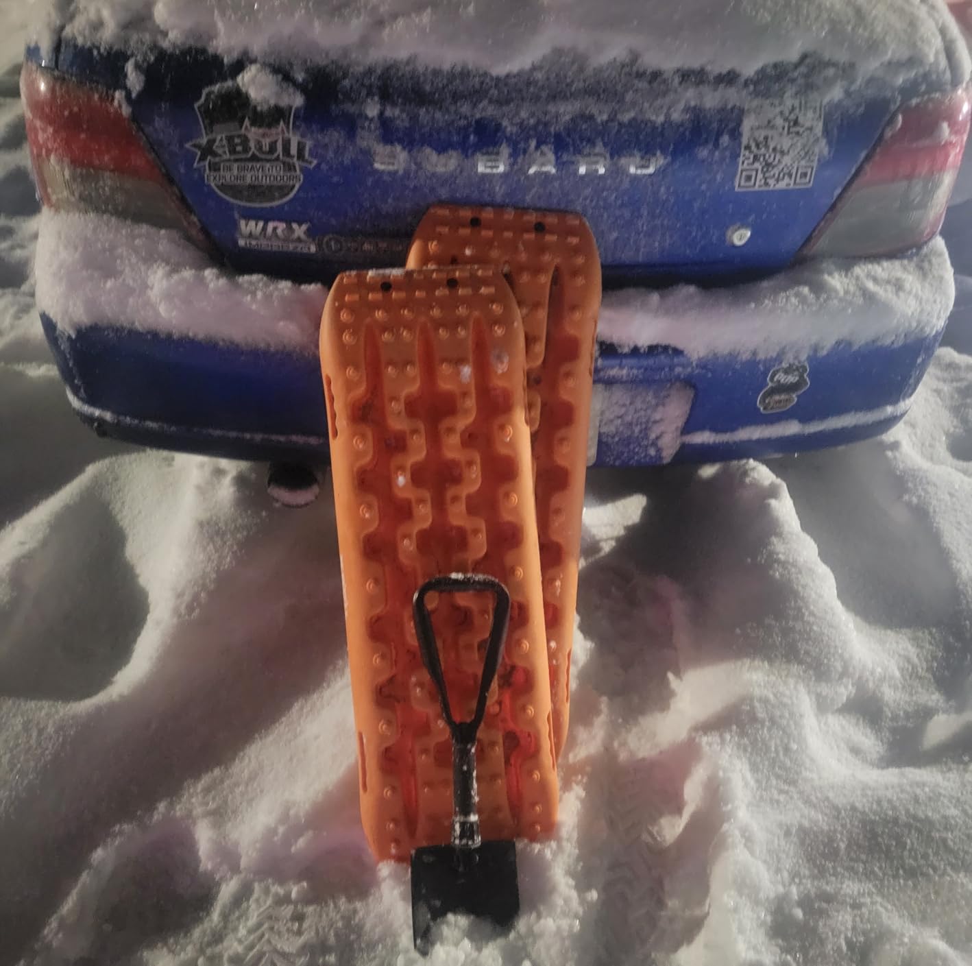 X-BULL New Recovery Traction Tracks Tire Ladder for Sand Snow Mud 4WD(Olive) customer photo 2
