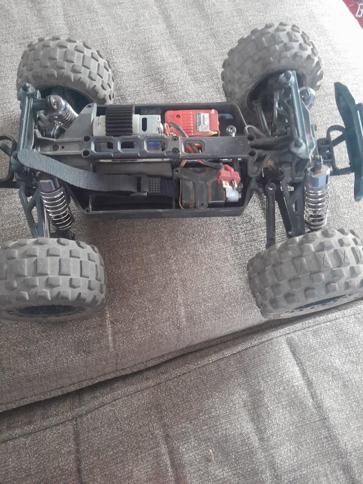 Redcat Volcano 16 1/16 Scale RC Monster Truck - 4WD, LED Lights, 2.4GHz Radio, 2 Li-Ion Batteries & Charger (Red) customer photo 1