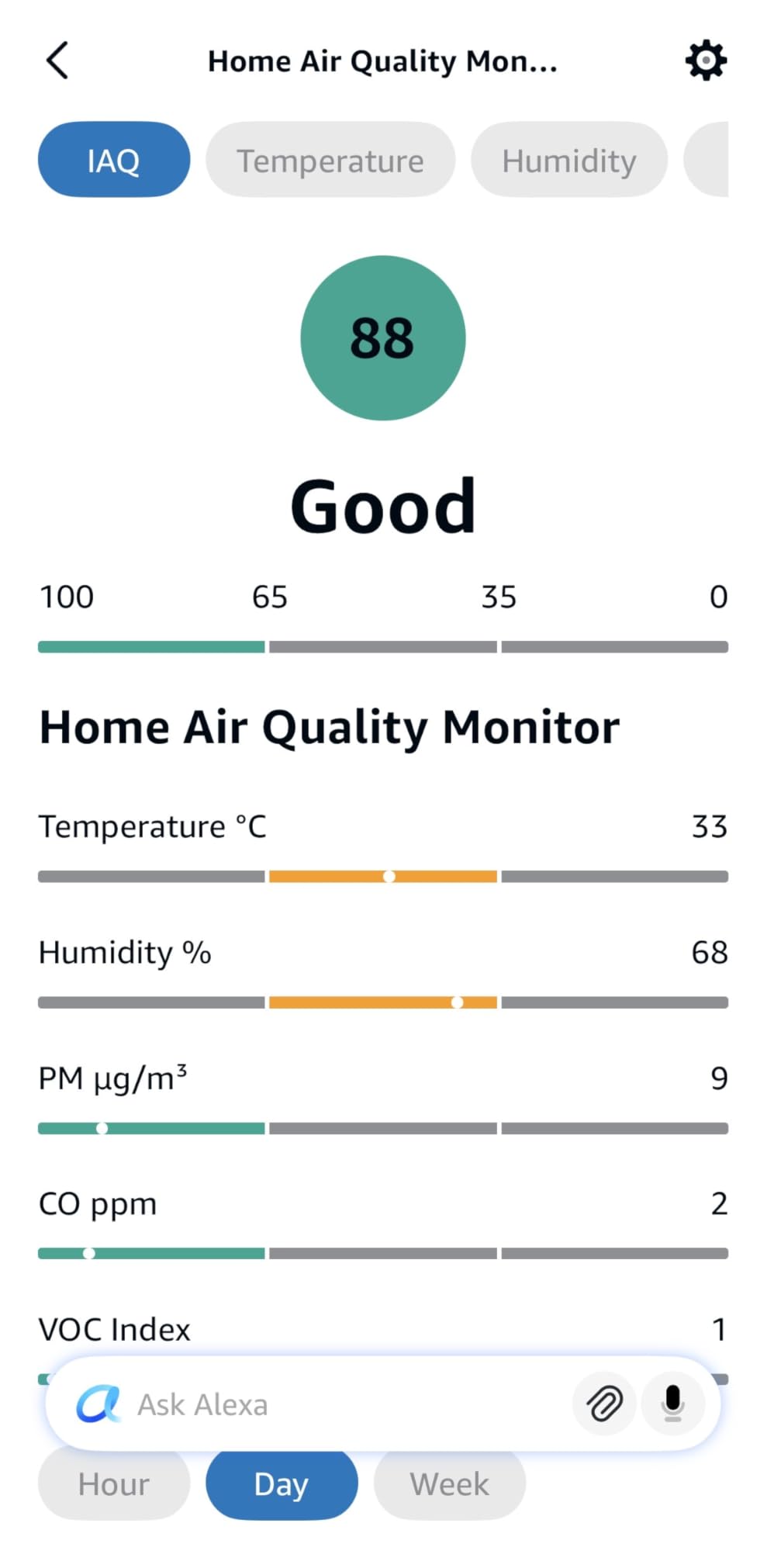 Amazon Smart Air Quality Monitor - Know your air, Works with Alexa customer photo 2