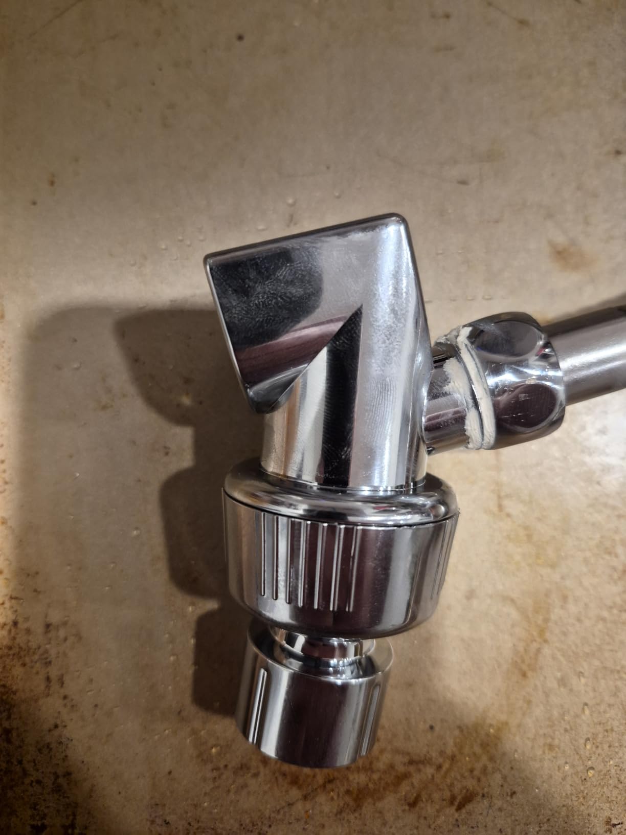 AquaCare 8-mode High Pressure Handheld Shower Head with 2-mode Power Wash | Stay Clean Nozzles, Dual Power Wash for Tub, Tile & Pets, Long 6 ft. Stainless Steel Hose, Wall & Overhead Brackets / Chrome customer photo 2