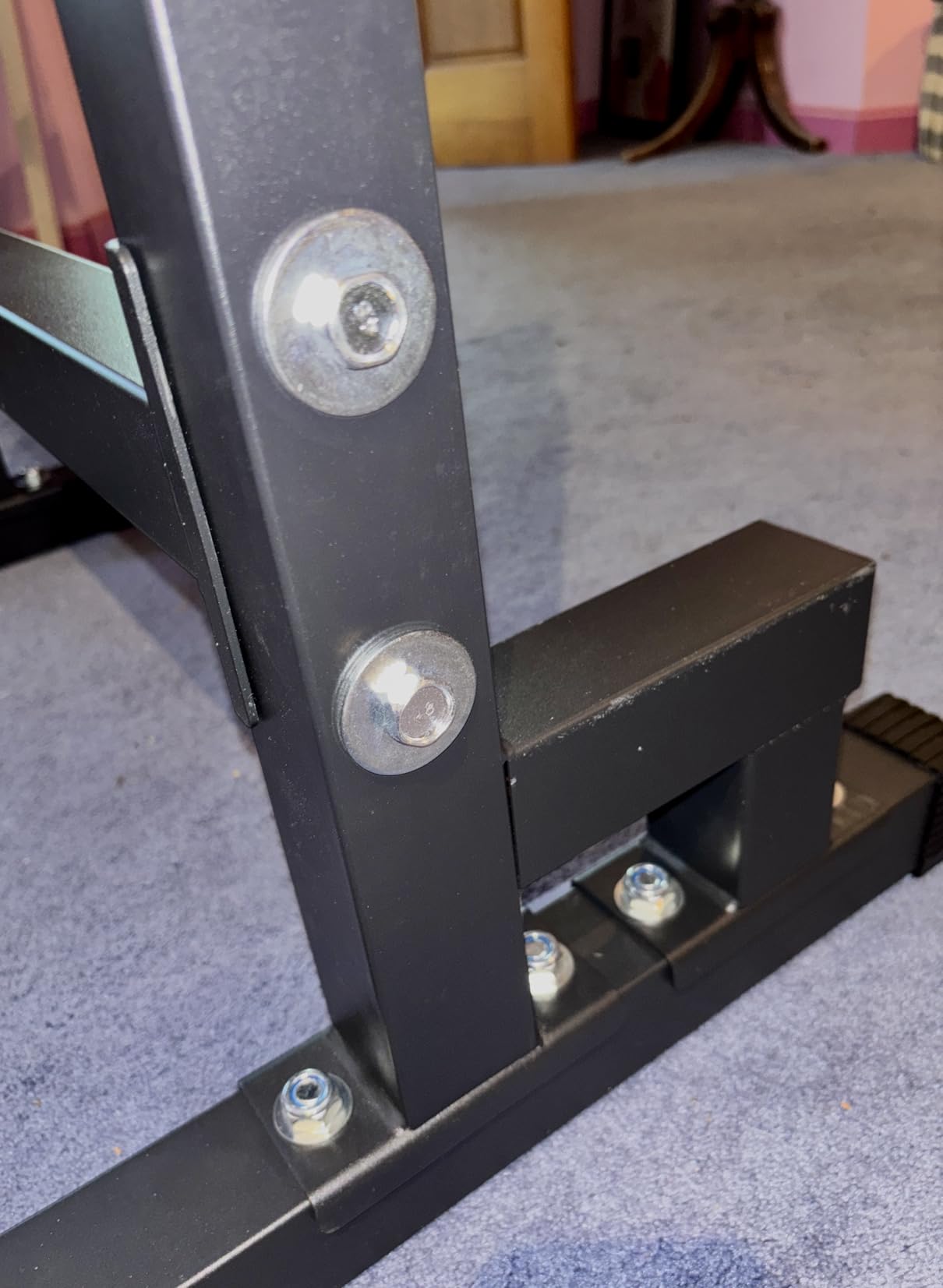ProsourceFit Dip Stand Station, Heavy Duty Ultimate Body Press Bar with Safety Connector for Tricep Dips customer photo 2