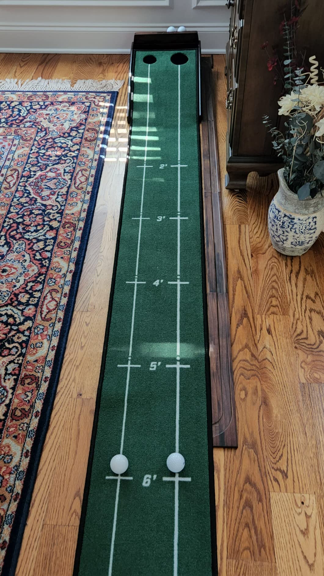 GoSports Pure Putt Golf 9 ft Putting Green Ramp - Premium Wood Training Aid customer photo 2