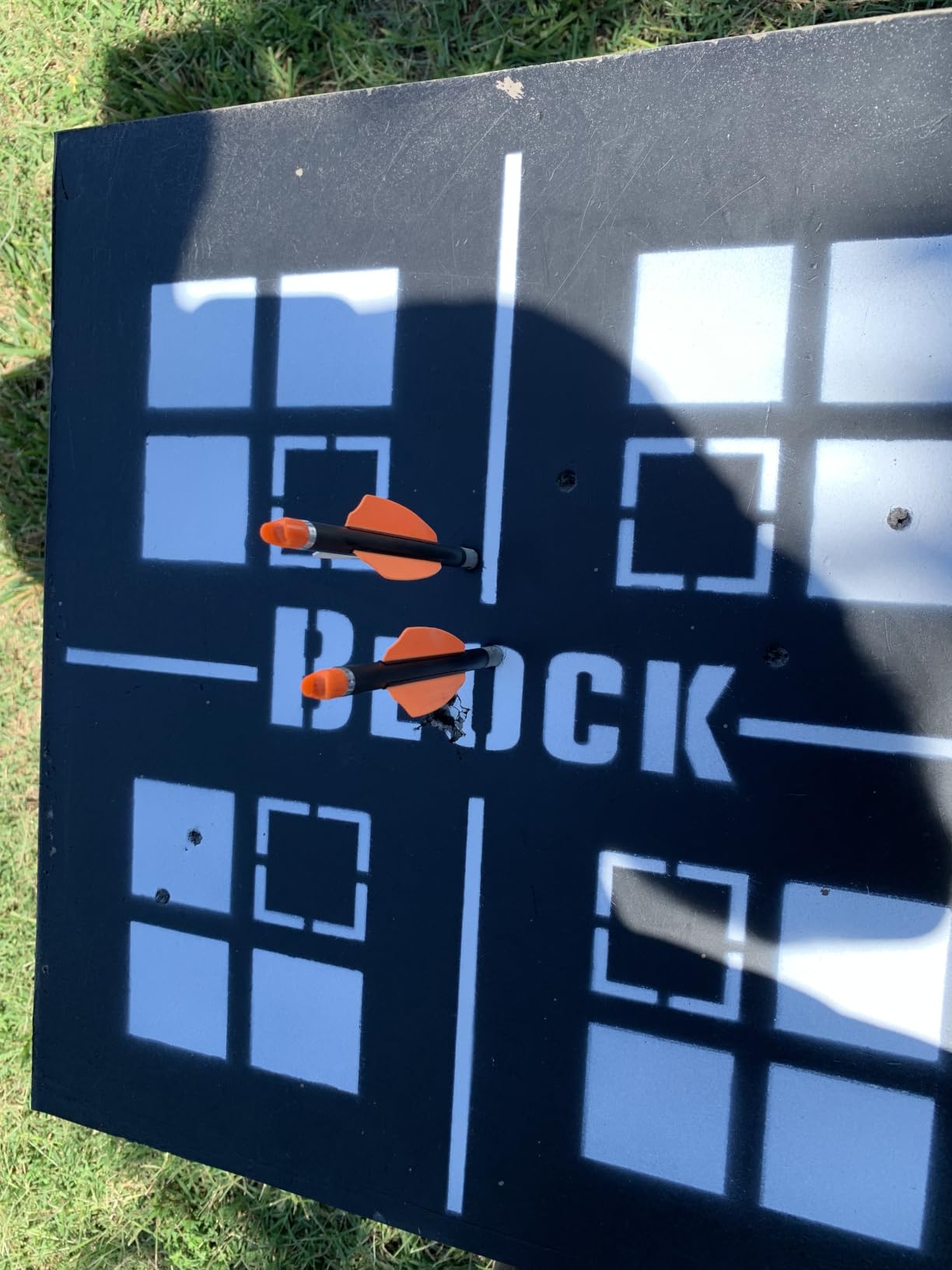 BLOCK Infinity 6-Sided Archery Foam Target, PolyFusion High-Density Layered Foam Stops All Field Points and Broadheads, Easy to Remove Arrows, Durable Carrying Handle customer photo 1