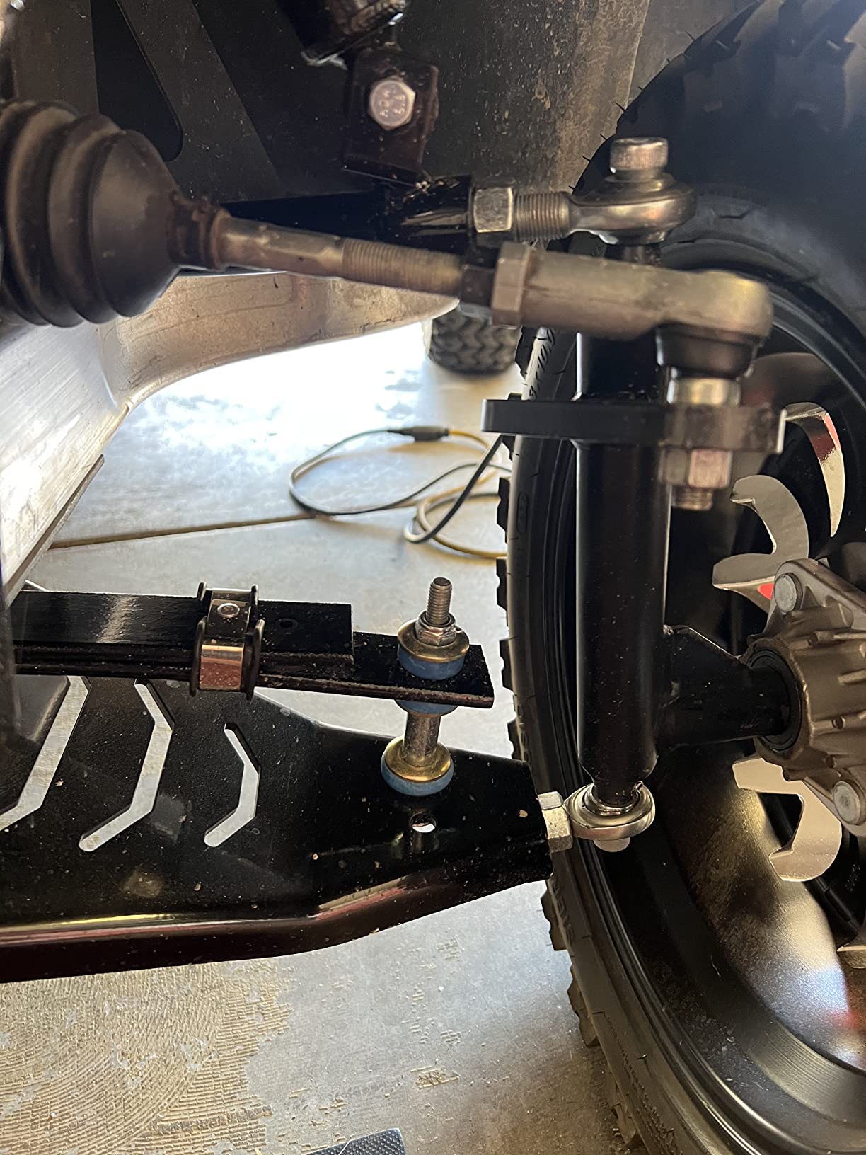 10L0L Golf Cart Lift Kit 6 inch Heavy Duty A Arm Spindle Suspension Kit for Club Car Precedent 2003.5-up Electric Cart, Fits up to 22.9 inch Tires customer photo 1