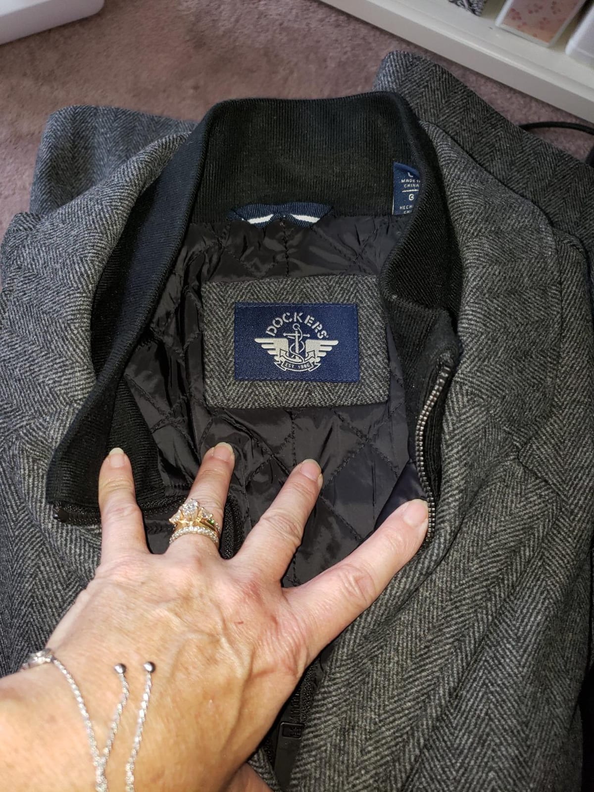 DOCKERS Men's Henry Wool Blend Top Coat (Regular and Big & Tall Sizes) customer photo 2