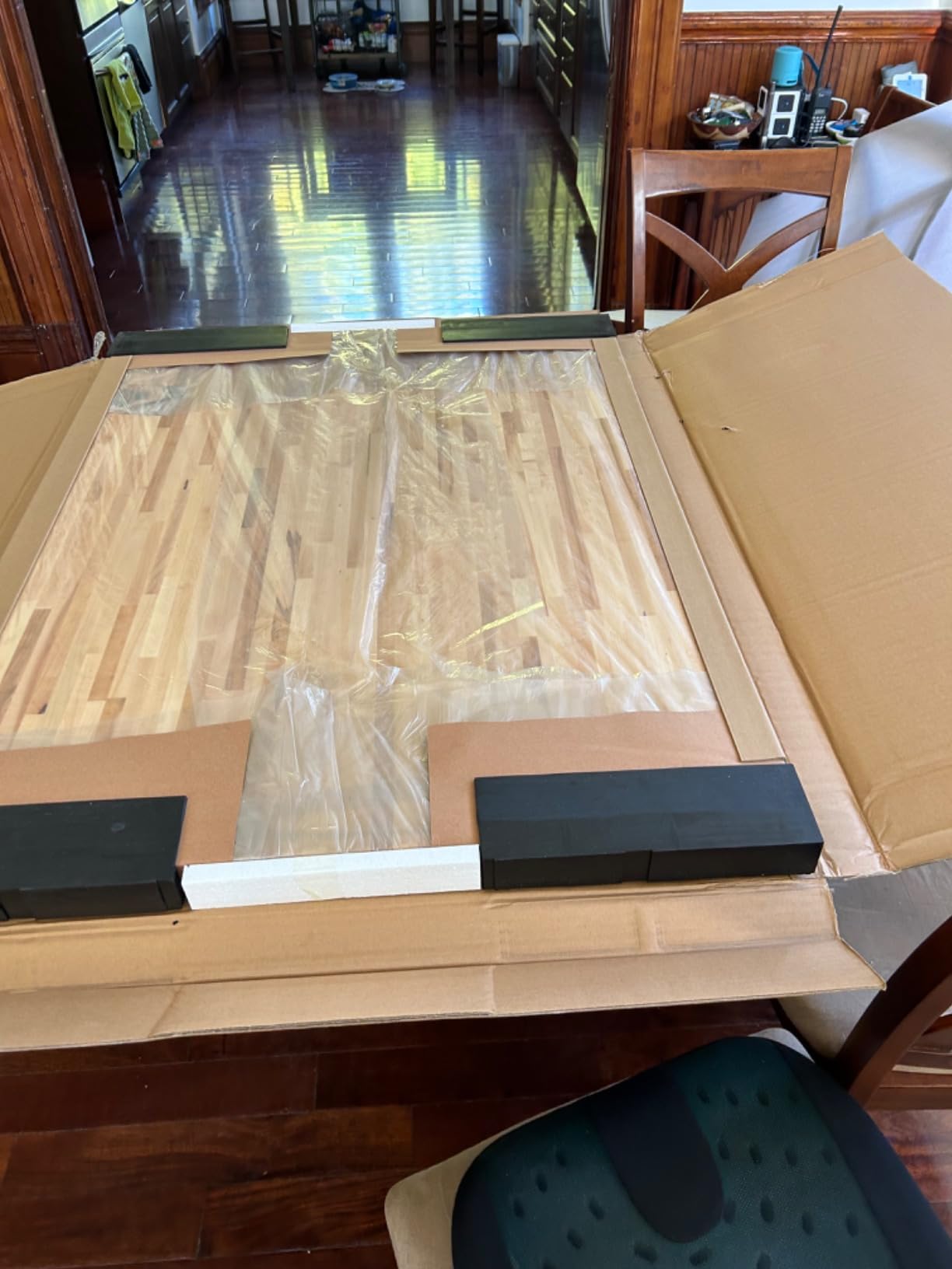 Butcher Block Counter Top, USA Grown Hard Maple Solid Hardwood Countertop, Washer/Laundry Countertop, Table Top, Polished, Prefinished with Food-safe Oil, 1.5