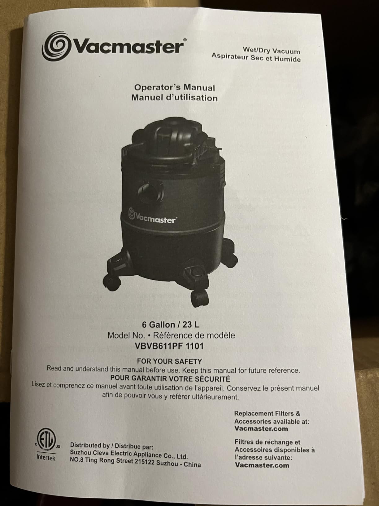 Vacmaster VBVB611PF 1101 6 Gal 5 Peak HP Wet/Dry Vac w. Detachable Blower customer photo 1