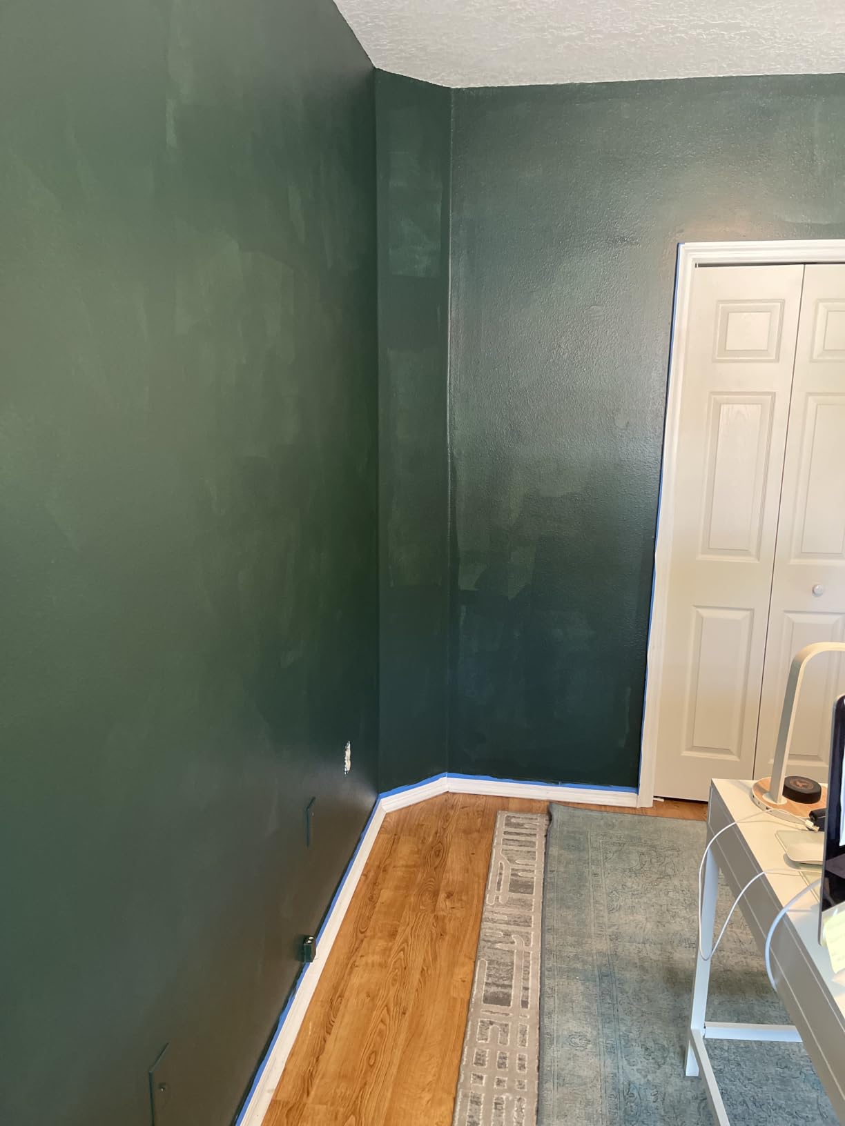 EVOLVE Paint & Primer: Environment-friendly, Low Sheen with One-coat Coverage for Interior & Exterior surfaces (Graphite Gray, 1-Gallon) customer photo 1
