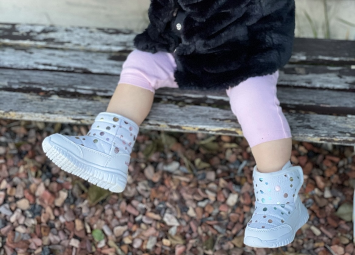 HOBIBEAR Boys Girls Toddler Snow Boots Waterproof Slip Resistant Outdoor Winter Shoes(Toddler/Little Kids/Big Kids) customer photo 2