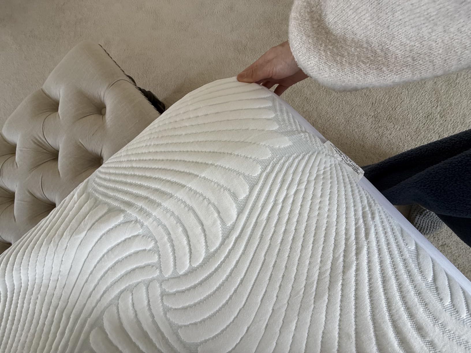 Heated Mattress Pad Queen, 3D Air Fabric, Preheat & Memory for Cold Winter | Electric Bed Warmer, 12 Heat Settings, Dual Controls, 1-12 Hour Auto-Off, Lighted Buttons, 60 x 80 in, ETL Listed customer photo 2