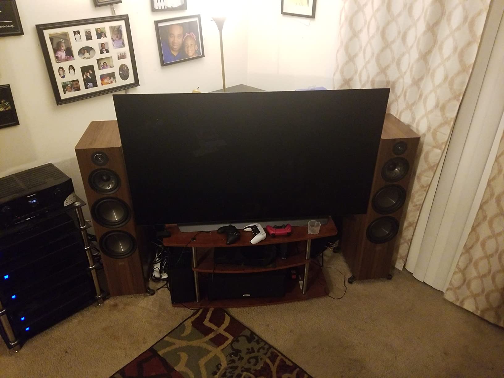 Polk Audio Reserve Series R700 Tower Speaker for Home Theater, Walnut Brown | 1