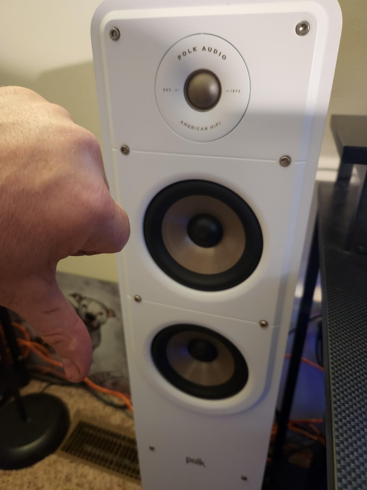 Polk Audio Signature Elite ES50 Tower Speaker, Single, Stunning Black | Hi-Res Certified, Dolby Atmos & DTS:X Compatible, 1
