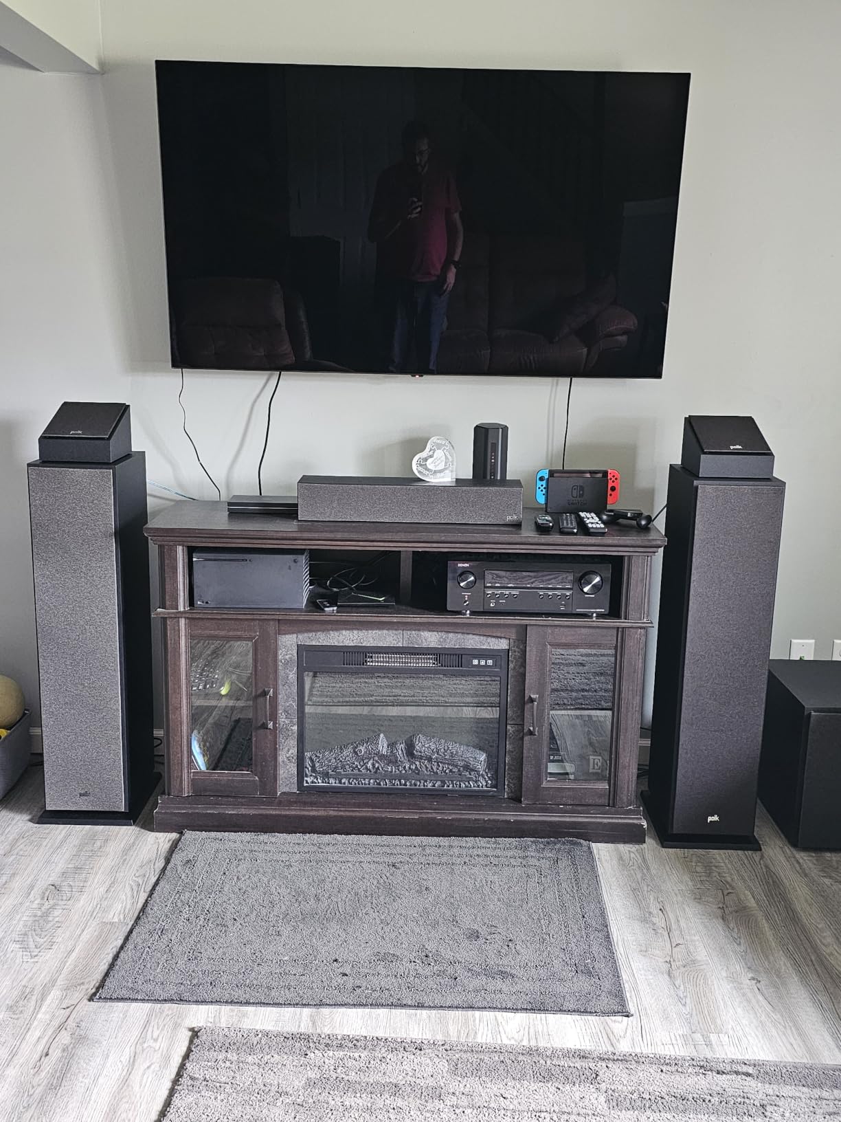 Polk Audio Monitor XT70 Large Home Tower Speaker (Single, Midnight Black) | Dolby Atmos, DTS:X Compatible, 1
