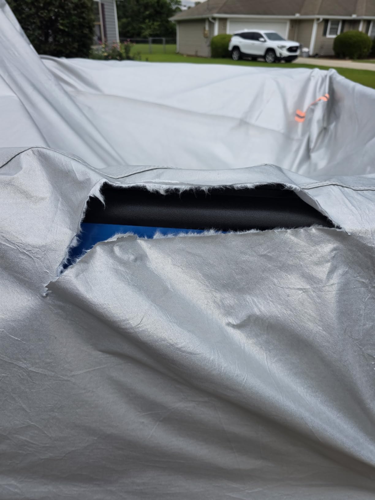 EzyShade Car Cover Waterproof All Weather. Size A4 | Multi-Layer Outdoor Car Covers for Automobiles. Rain Sun Snow UV Dust Protection. Sedan, Hatch, SUV, Truck customer photo 1