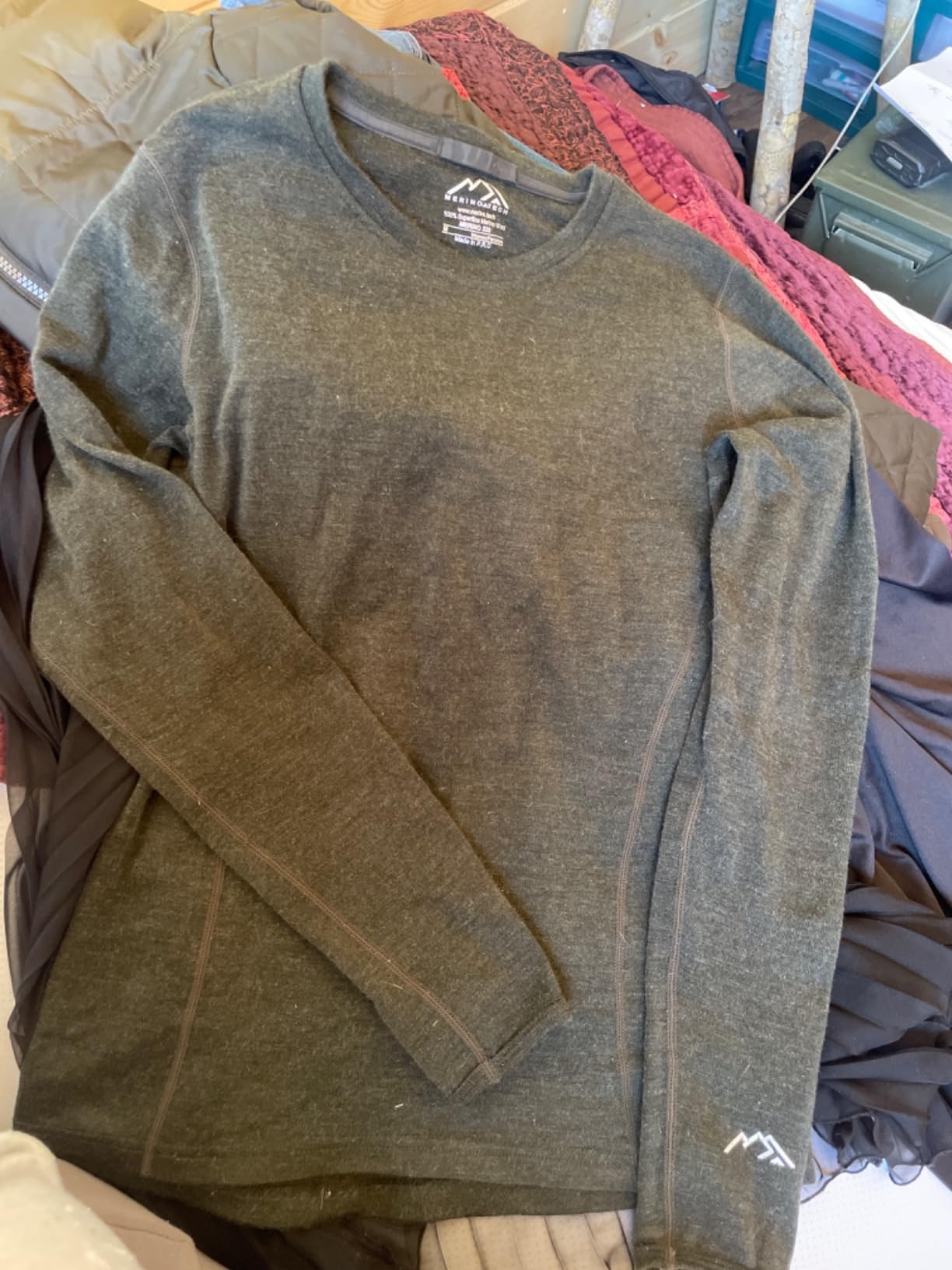 100% Merino Wool Base Layer Women Set - Thermal Underwear Women Top, Bottom customer photo 1