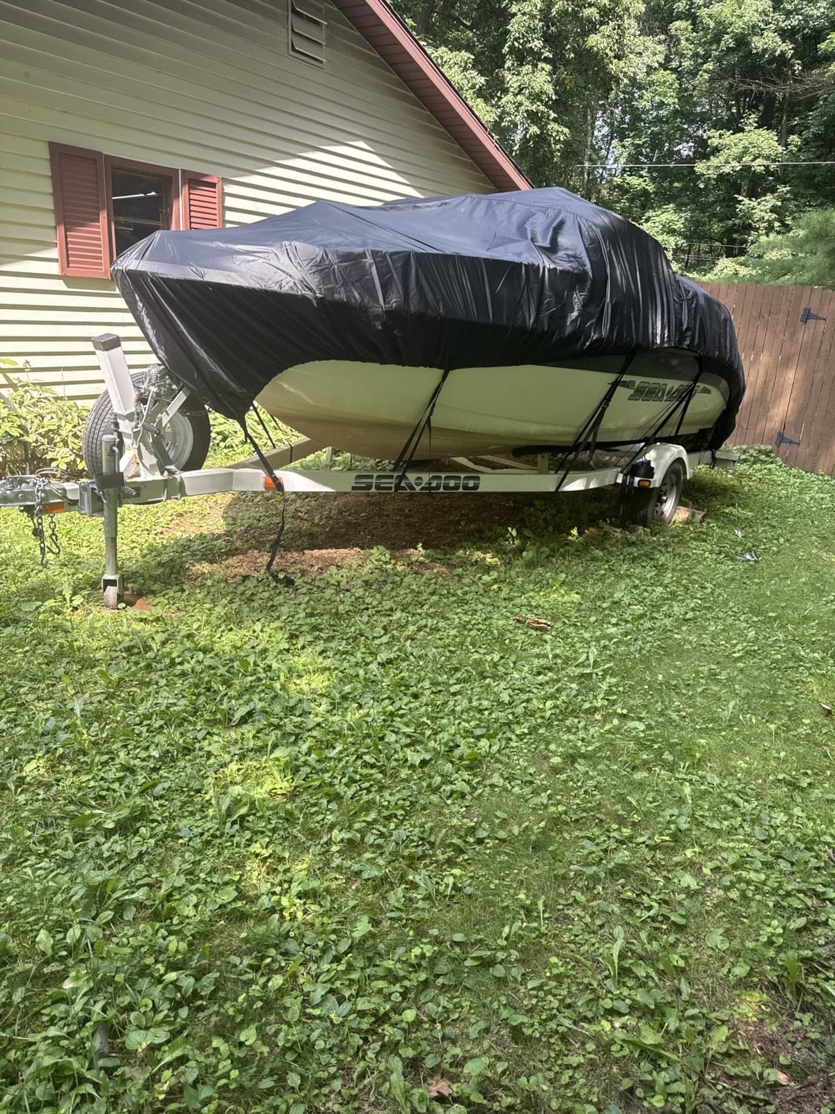 NEVERLAND Boat Cover Waterproof Heavy Duty Bass Boat Cover 20-22 ft Black | 20ft-22ft Long X 102