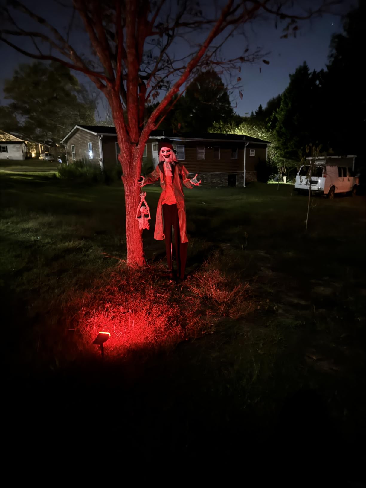 Haunted Hill Farm 5.25-ft Standing Gravekeeper customer photo 1