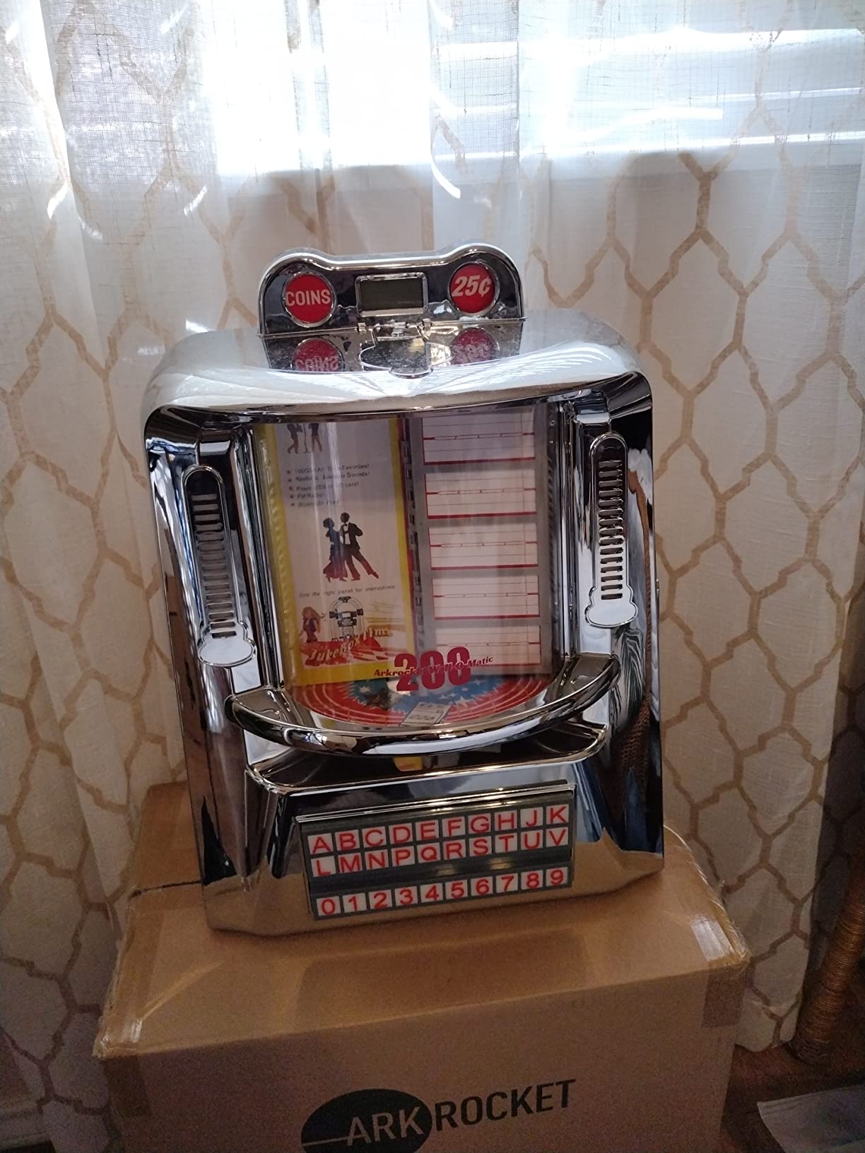 200 Wall-O-Matic Table Jukebox Wallbox Wireless Bluetooth Speaker FM Radio SD USB Retro American Diner Style Tabletop customer photo 2
