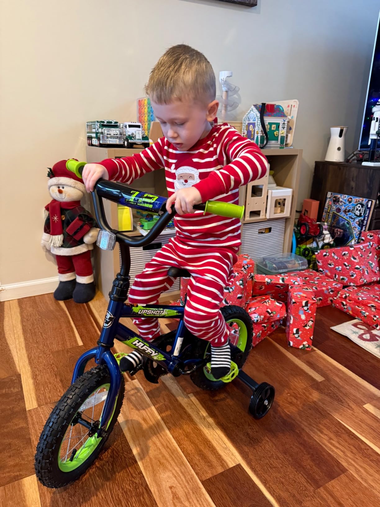 Huffy Upshot 12/16/20 Inch Boys Bike, Multiple Color Options, Removable Training Wheels, EZ Build Assembly, Boys Bicycle, BMX Style Design customer photo 1