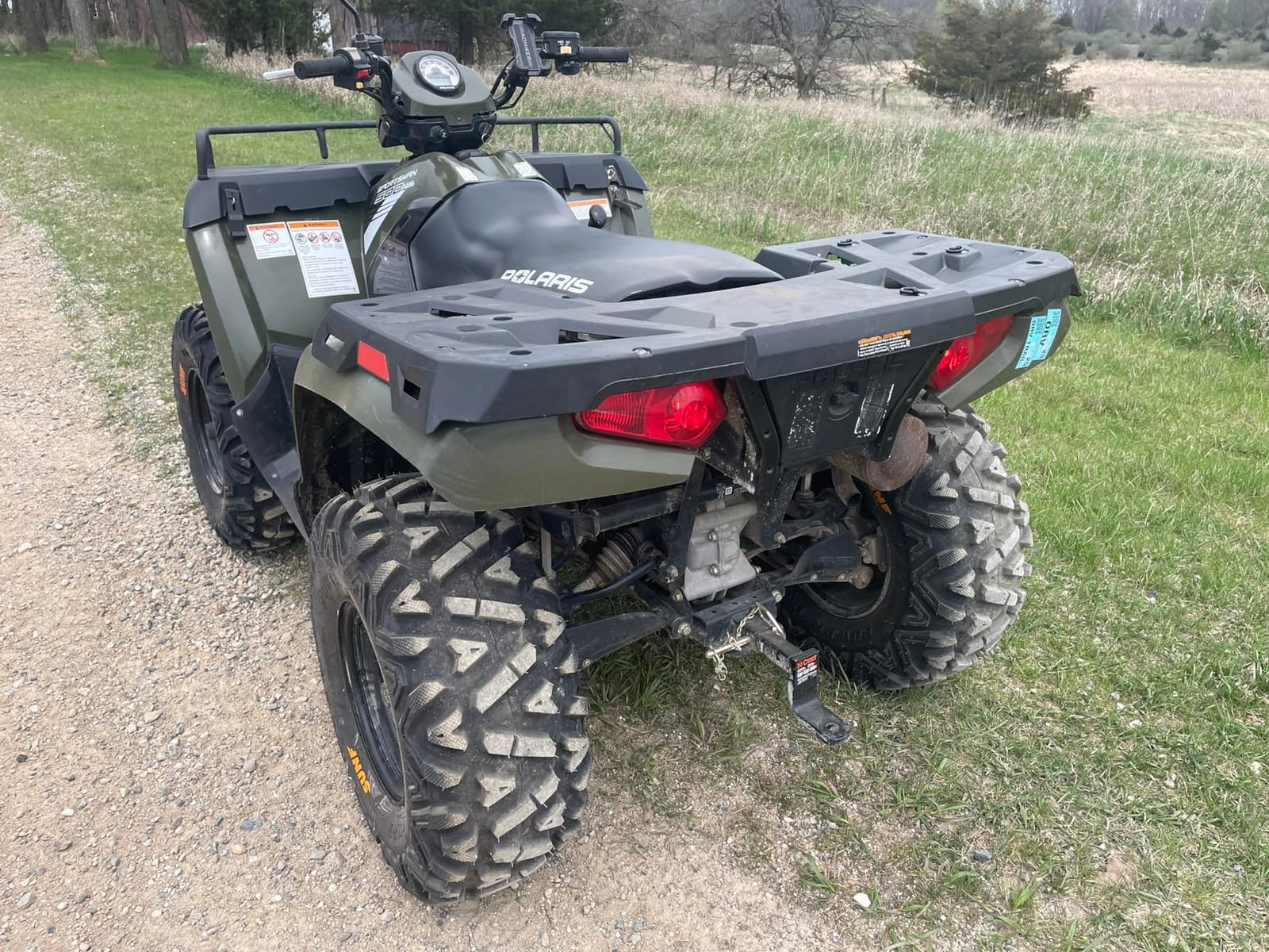 SunF Power.I ATV Tires UTV All Terrain Tires 25x8-12 Front & 25x10-12 Rear 6 Ply Tubeless A033, Set of 4 customer photo 1