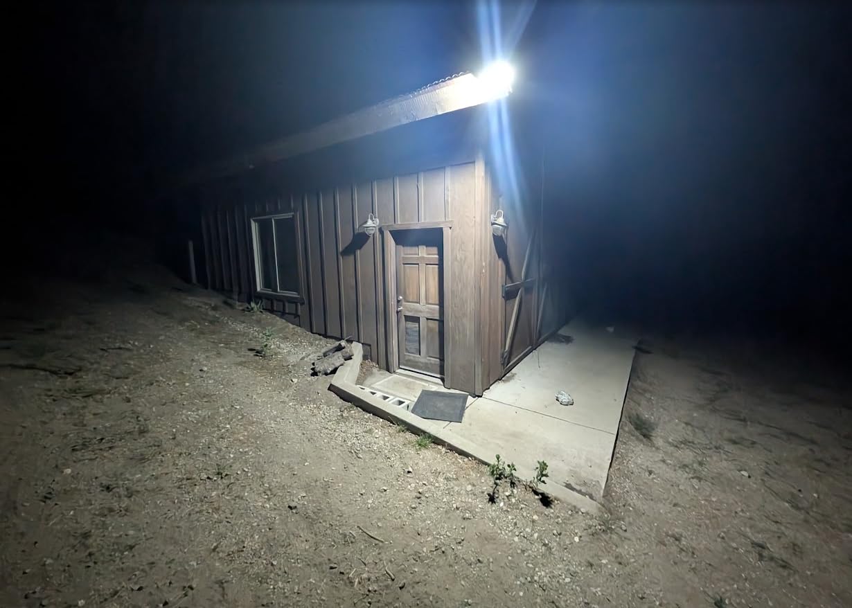Tuffenough Solar Outdoor Lights 2500LM 210 LED Security Lights with Remote Control, 3 Heads Motion Sensor Lights, IP65 Waterproof, 270 Degree Wide Angle Flood Wall Lights with 3 Modes (2 Packs) customer photo 2