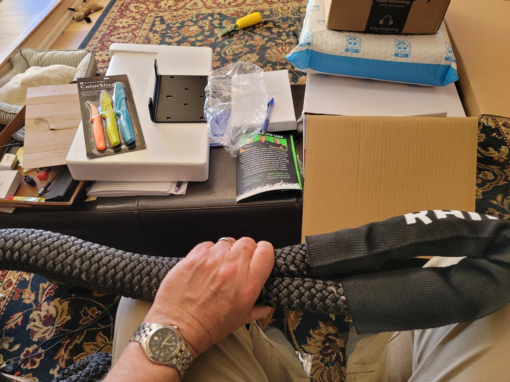 Rhino USA Kinetic Recovery Rope, 1in x 30ft - Heavy Duty Snatch Strap | Shock-Absorbing Stretch for Smoother Pulls. Tow Rope/Snatch Strap for Truck, Jeep, UTV & ATV Off-Road Recovery. Green customer photo 1
