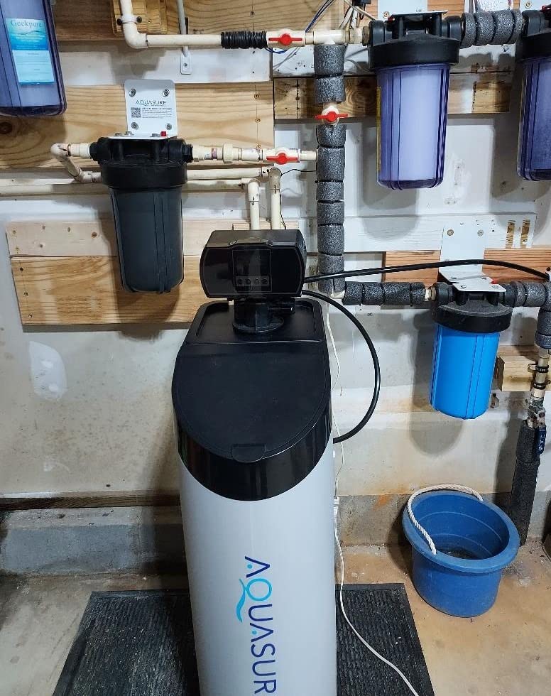 Aquasure Harmony Lite All-in-One 34,000 Grains Whole House Water Softener with Pleated Sediment Pre-Filter System (Pre-Filter + Fine Mesh Resin) customer photo 1