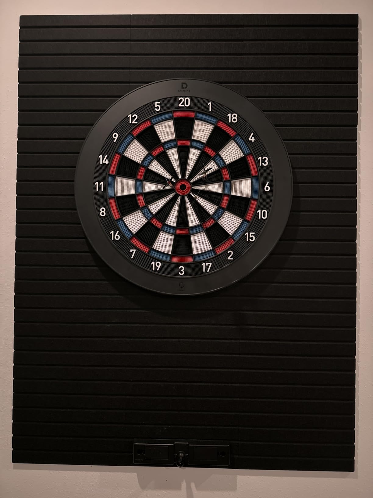 DARTSLIVE Home Electronic Dartboard, Bluetooth Compatible with Online Play, for Soft Tip Darts, 15.5 Inch Diameter Regulation Size Dartboard for Indoor Play, Black customer photo 2