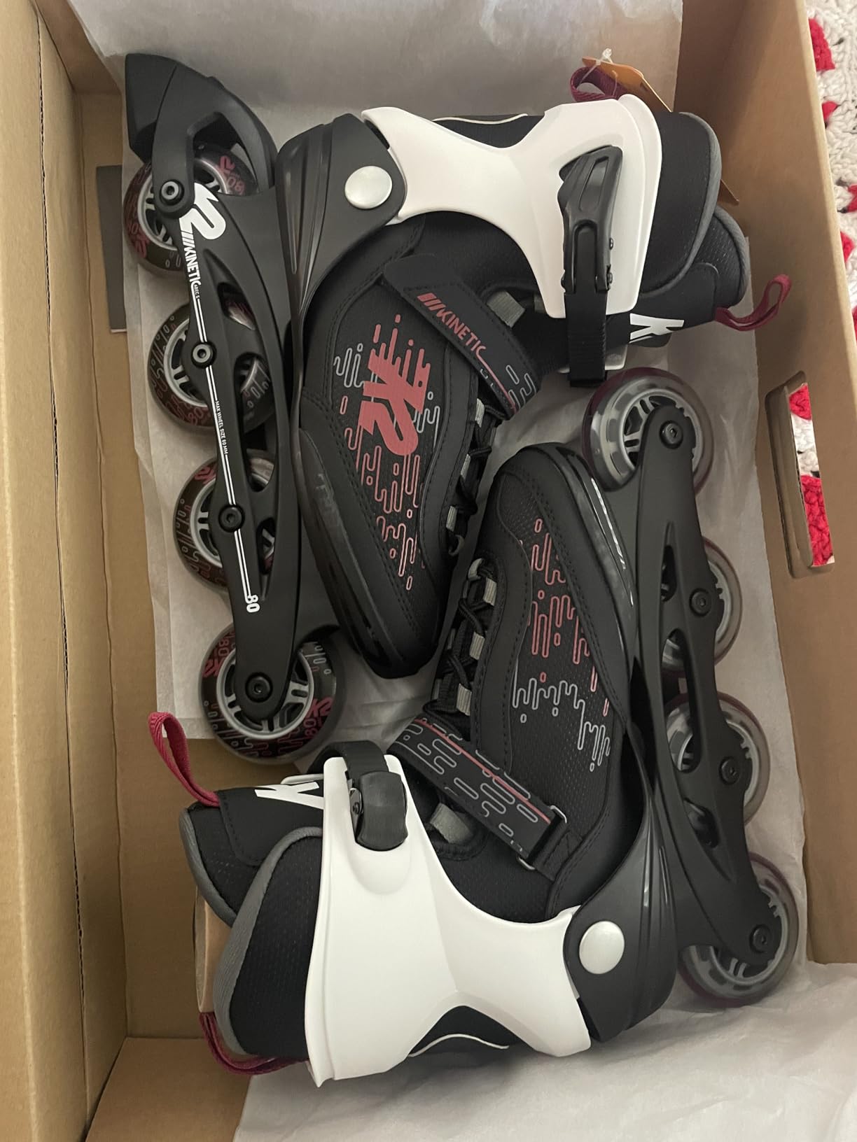 K2 Kinetic 80 Women's Inline Skates, Breathable & Comfortable Original Softboot Skates for Women customer photo 2