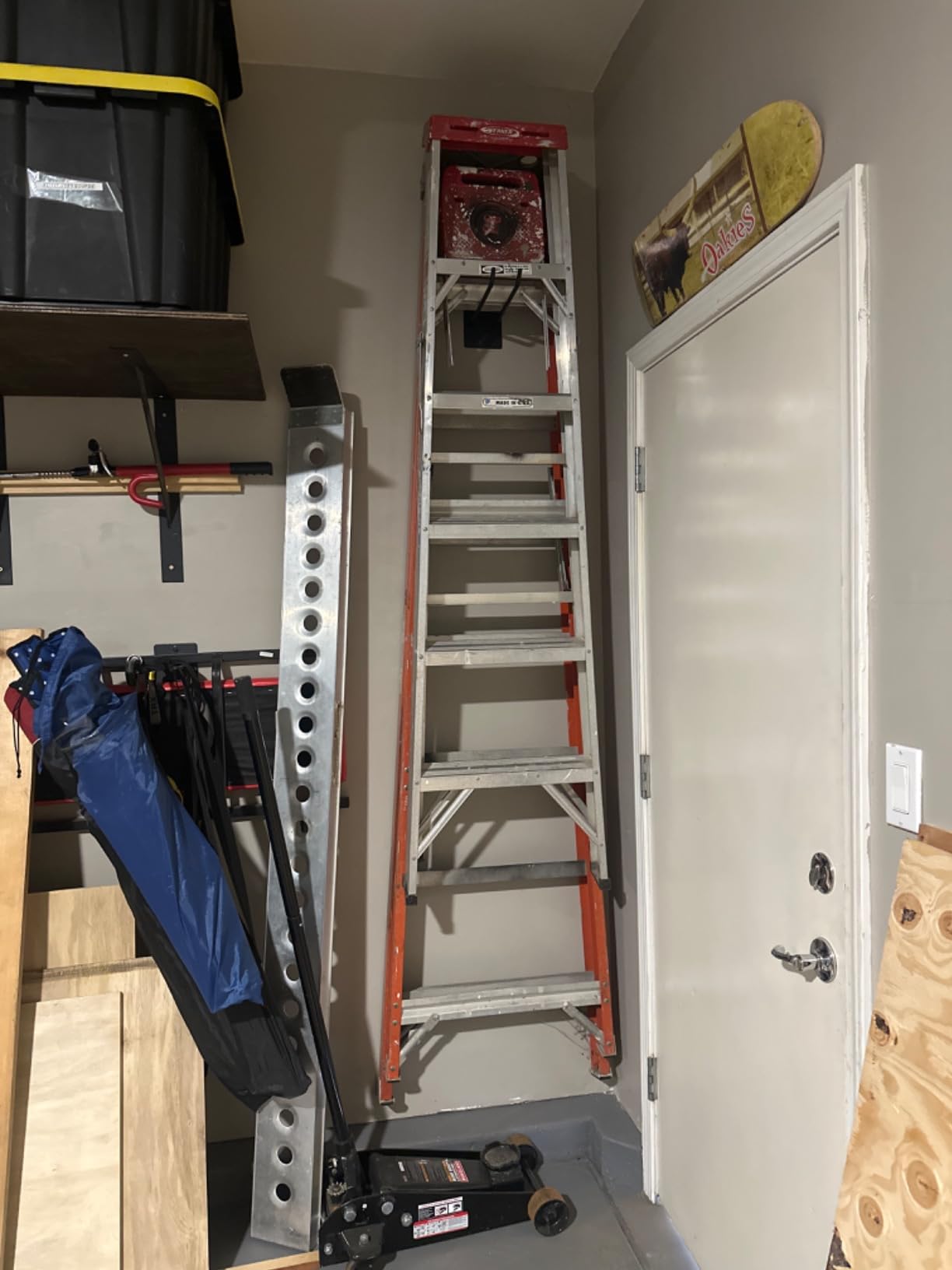 StoreYourBoard Heavy Duty Ladder Hooks for Garage Wall, Holds 2 Ladders | Ladder Storage Hook, Wall Mount Holder, Garage Organization, Holds 2 Ladders customer photo 2