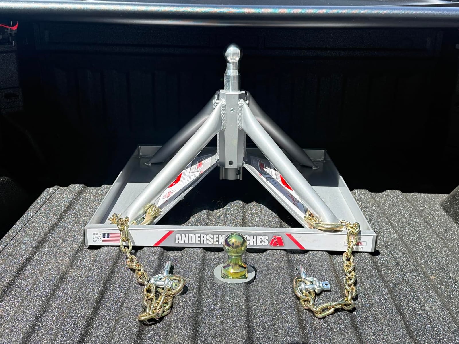 Andersen Hitches Gen 3 Ultimate 5th Wheel Connection Gooseneck Adapter 24000 lb GTWR 4500 lb Tongue SAE Certified - 3220 customer photo 2