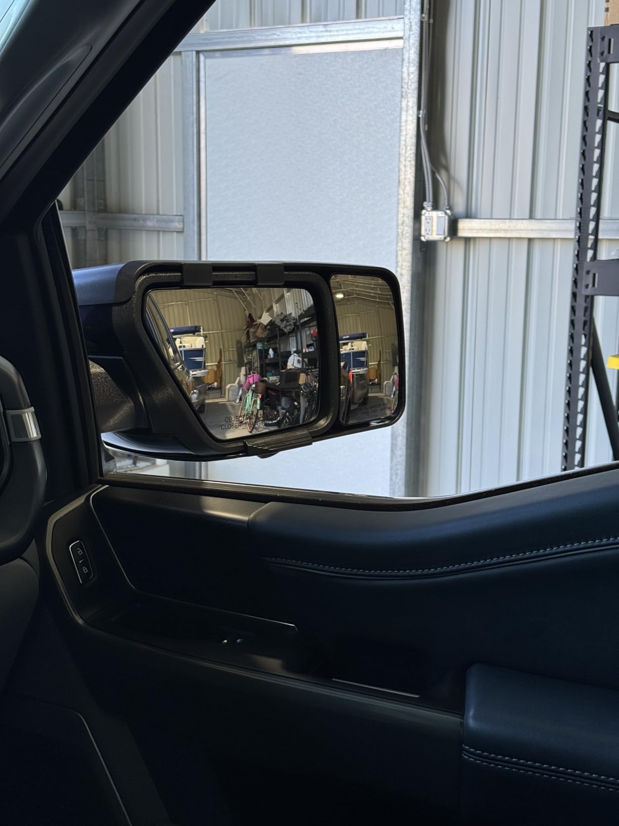 K SOURCE Snap & Zap 81860 Custom Fit Towing Mirror for 2021 up F150, Patented customer photo 1