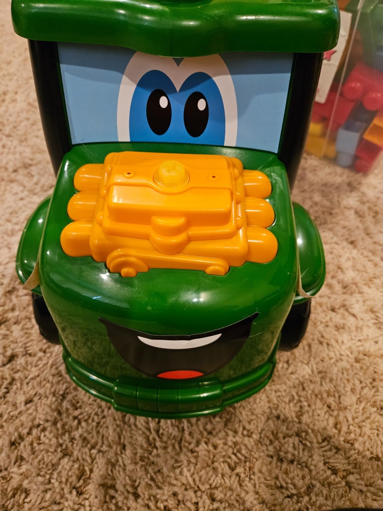 John Deere Ride On Johnny Tractor Take Apart Engine Ages 12M+ | Toddler Ride-On Toy, Lights And Sounds, Take-Apart Engine, Hidden Storage Seat, Includes Screwdriver, Ages 12 Months+ customer photo 2