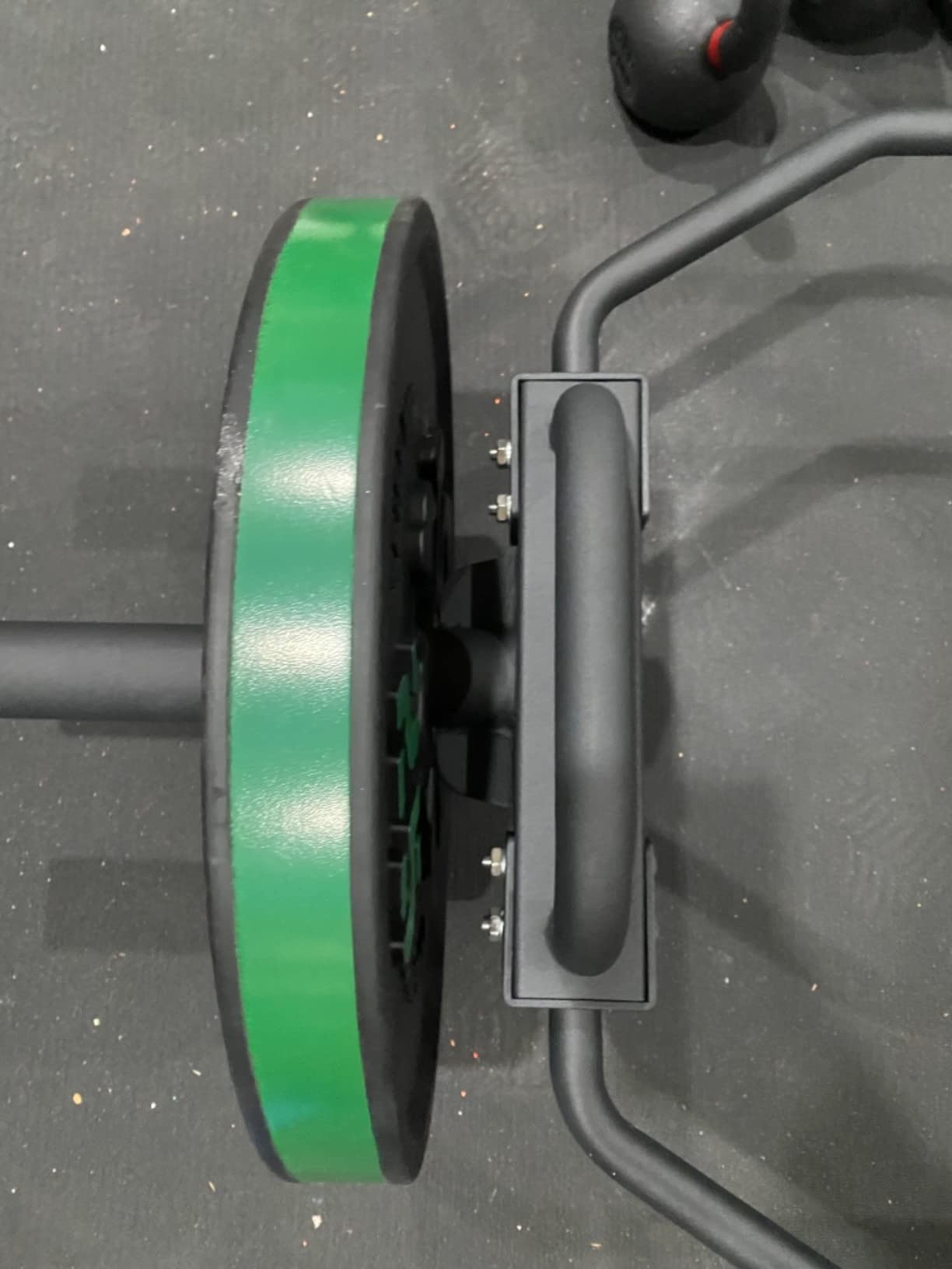 SELEWARE Trap Bar Hex Bar for Deadlift, Olympic Weight Lifting Trap Bar | 500 lbs Capacity, 3 Bolt Secure Sleeve Fixation, Ample Hand Clearance, Supports Deadlifts Squats Shrugs, Ideal for Home Gym customer photo 1
