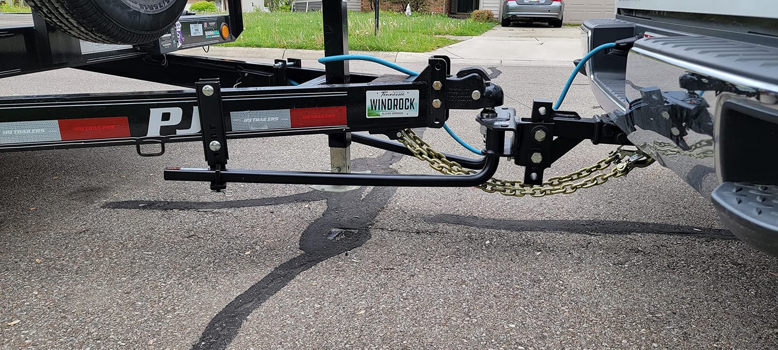 CURT 17601 TruTrack 2P Weight Distribution Hitch with Sway Control, 10K | 1,000 lb Tongue Weight, Forged Spring Bars, Adjustable 2