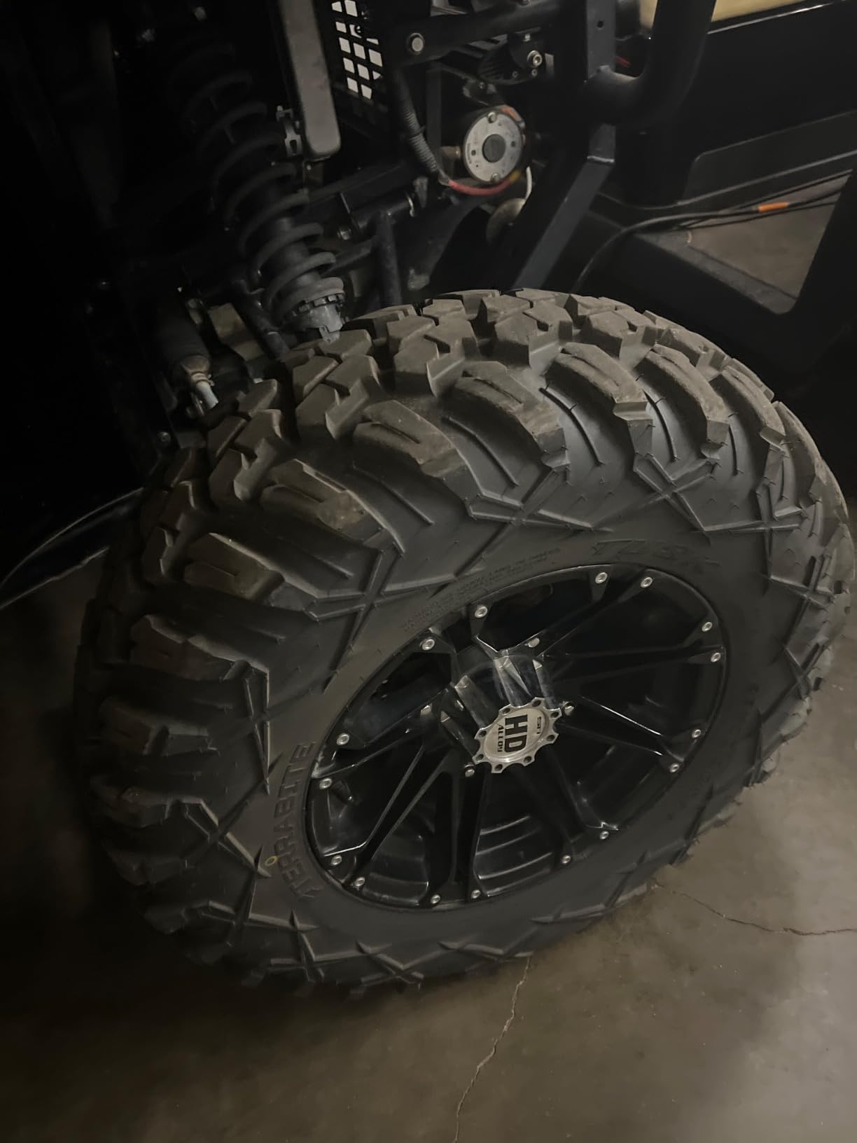 Tusk Terrabite Heavy Duty Radial UTV Tire 32x10-14 - 8-Ply Rated Construction, Medium/Hard Terrain, Deep Tread (3/4