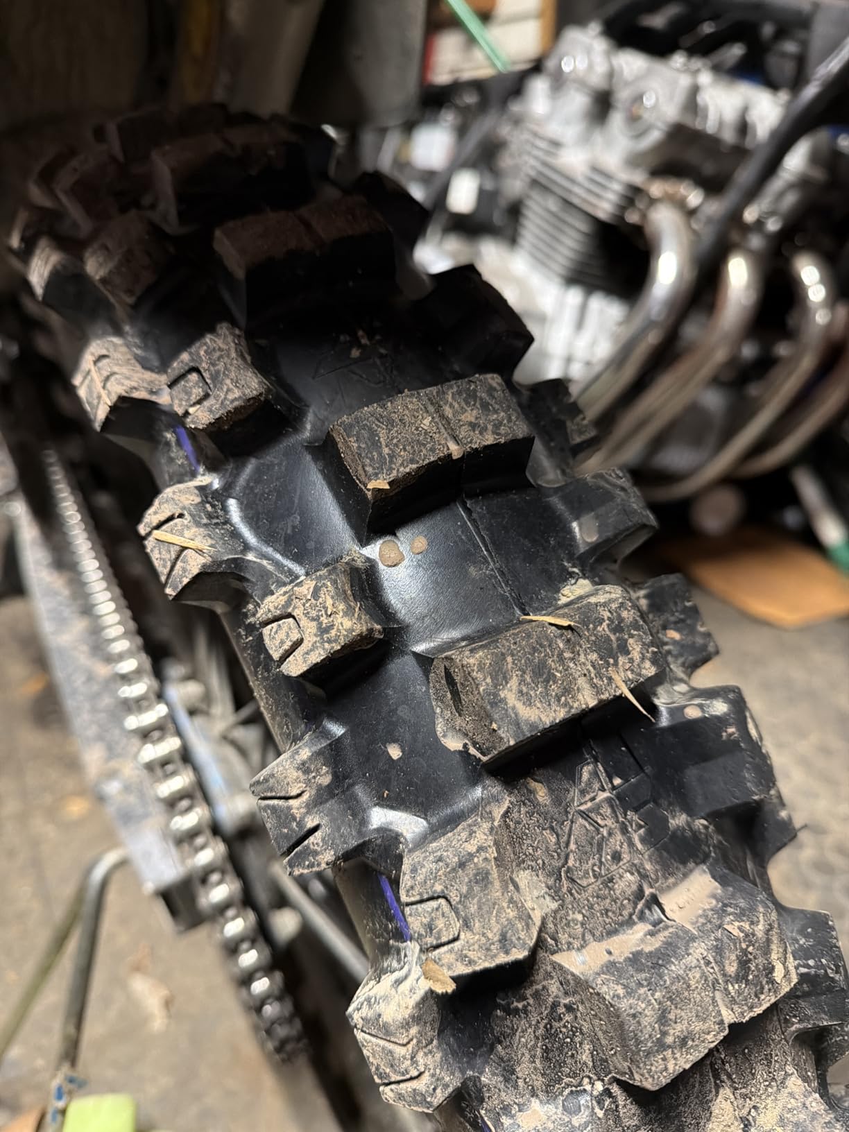 Tusk EMEX T-35 Soft/Intermediate Terrain Dirt Bike Front and Rear Tire Set - Front 70/100x17 & Rear 90/100x14 - Deep Tread Off-Road Trail - Tube Type Motocross Motorcycle Tires customer photo 2
