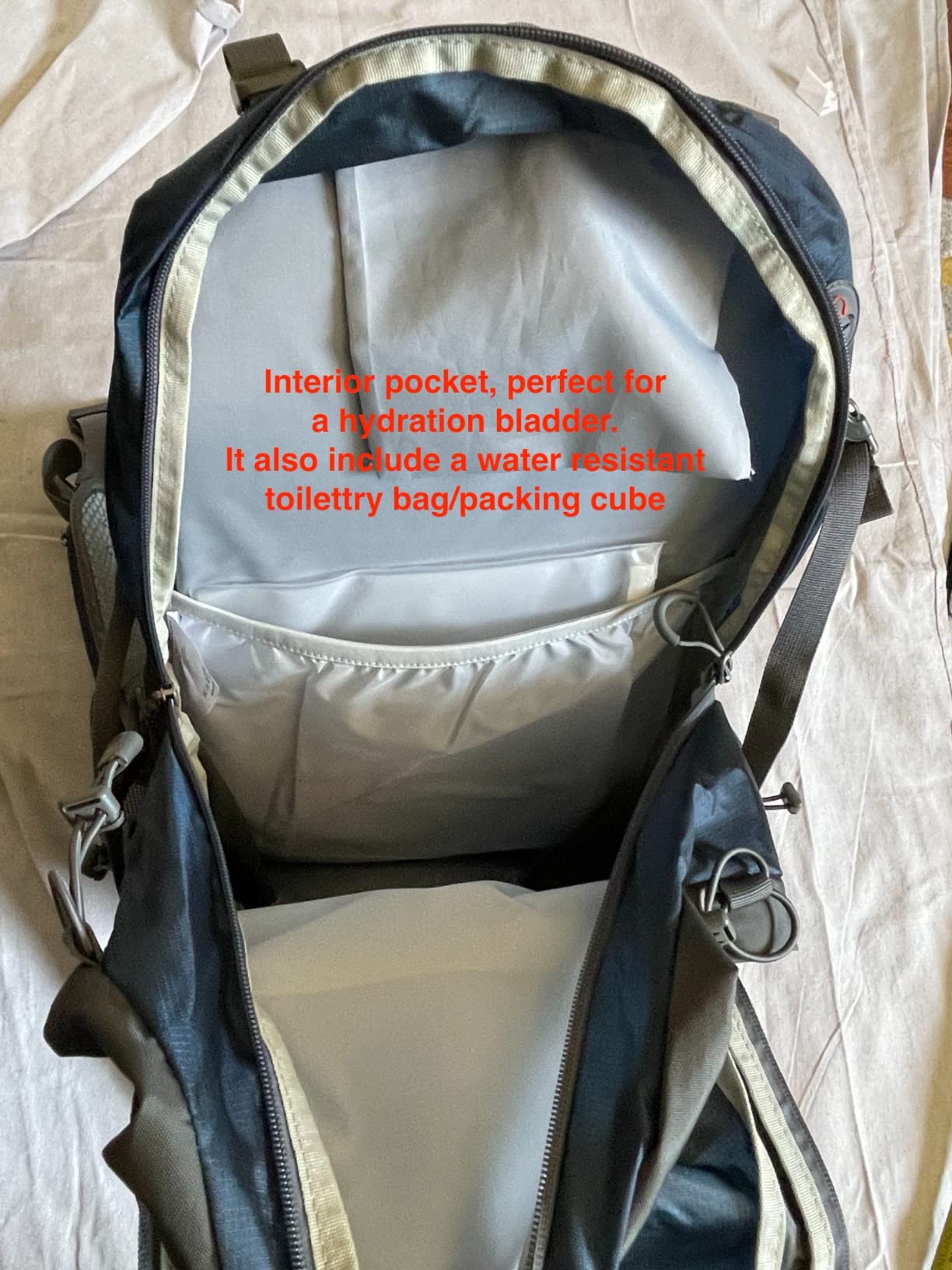 Maelstrom 40L Hiking Backpack, Lightweight Camping Daypack with Rain Cover customer photo 1