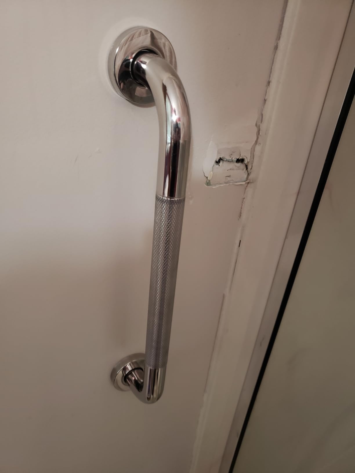 Grab Bars for Shower, 2 Pack 16 in Anti Slip Safety Bath Handle for Senior | Stainless Steel Shower Grab Bars, Handicap Elderly Bathtub and Toilet Bathroom Assist, Safety Grab Bars with Concealed Screws customer photo 2