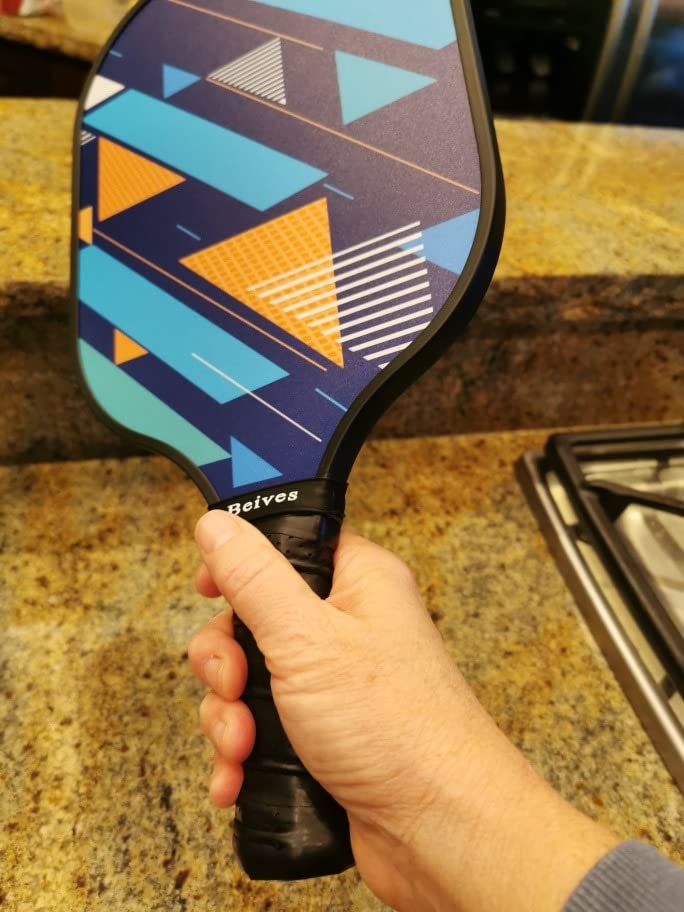Pickleball Paddles, USAPA Fiberglass Pickleball Paddles Set of 4, Pickleball Set with 4 Pickleball Rackets, Including 4 Pickleballs & 1 Carry Bag, Pickle Ball Paddles Set for Men, Women customer photo 1