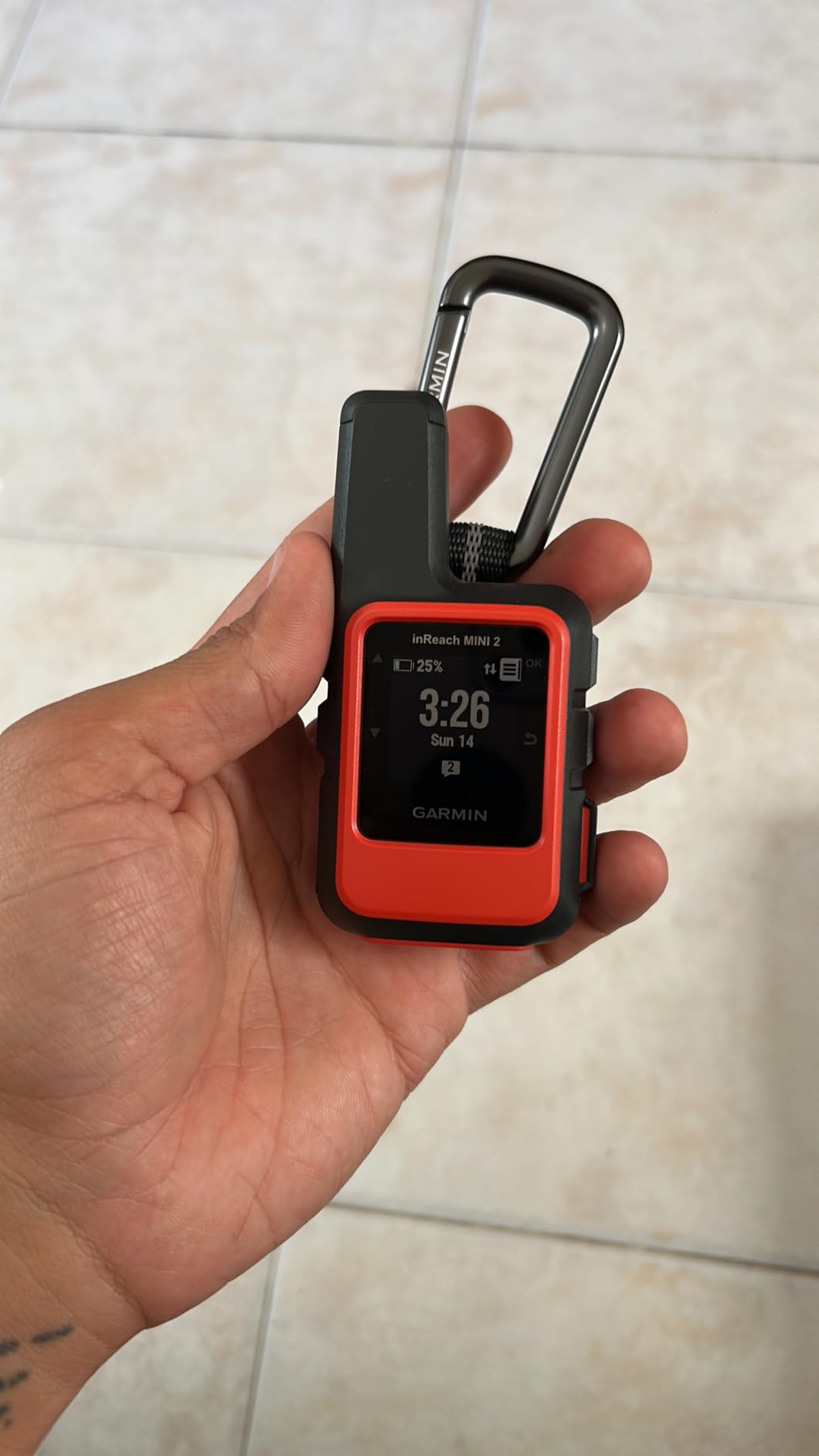 Garmin inReach Mini 2, Satellite Communicator, Black | SOS Satellite Communicator with Navigation, Two-Way Messaging Beyond Cell Service, 24/7 Garmin Response customer photo 2