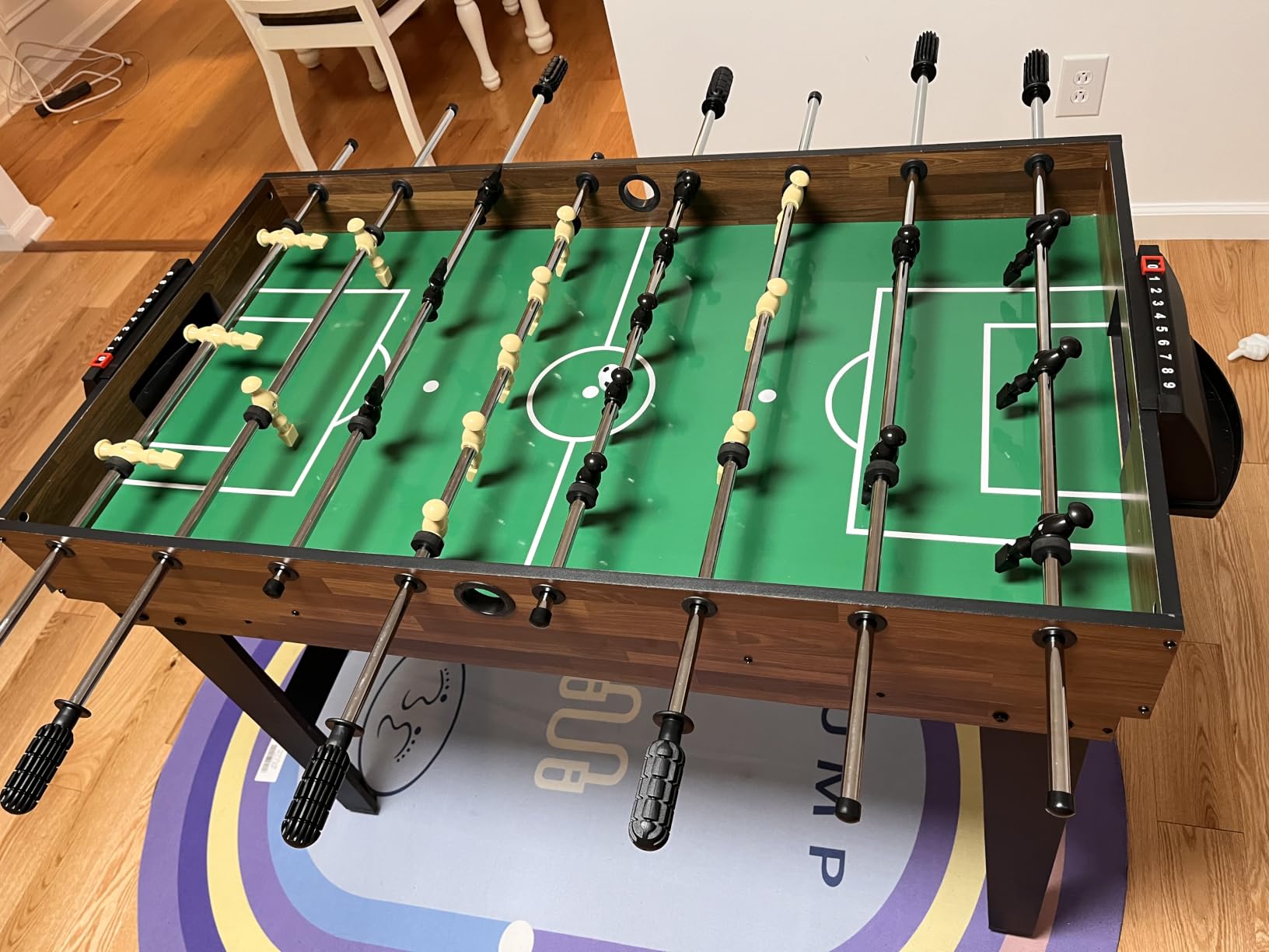 GYMAX Multi Game Table, 10 in 1 Combo Game Table w/Foosball Table, Hockey, Pool Table, Ping Pong, Shuffleboard, Bowling & 4 Board Games, Game Tables for Game Room, Home, Family customer photo 1