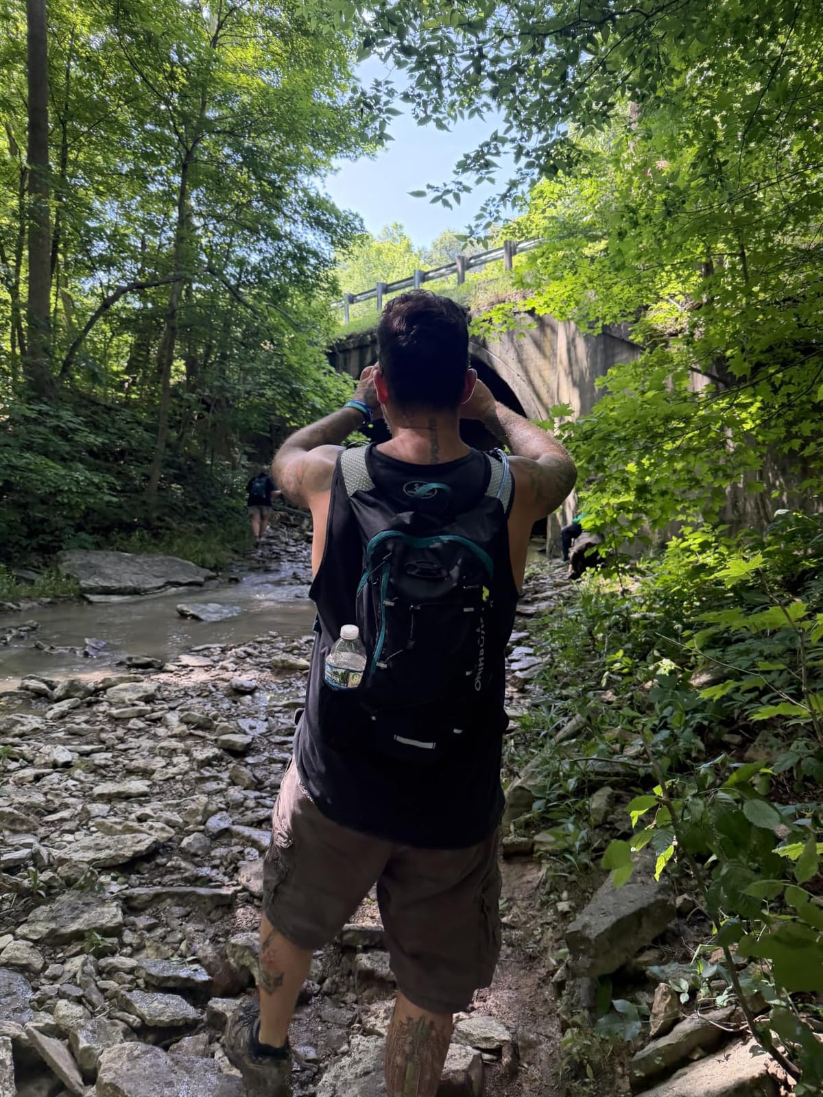 Lightweight Hydration Backpack, Running Backpack with 2L Water Bladder | Hydro Water Daypack, Small Hiking Backpack for Cycling Hiking Rave for Men Women customer photo 2