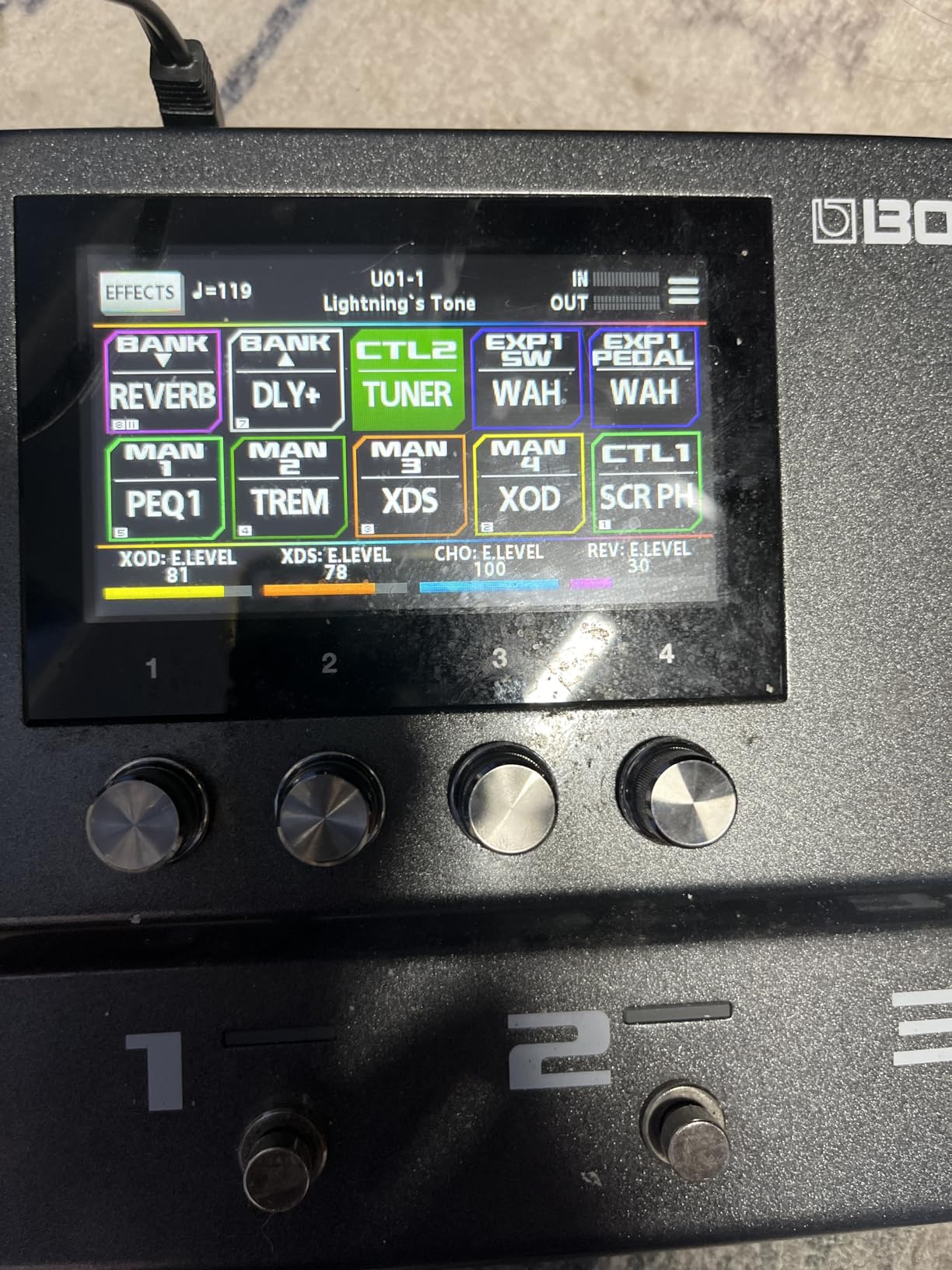 BOSS GX-100 | Advanced Guitar Effects Processor | Authentic Tube Amp Tone with AIRD Technology | 32 Amp Types & 170+ BOSS Effects Derived from the Flagship GT-1000 customer photo 2
