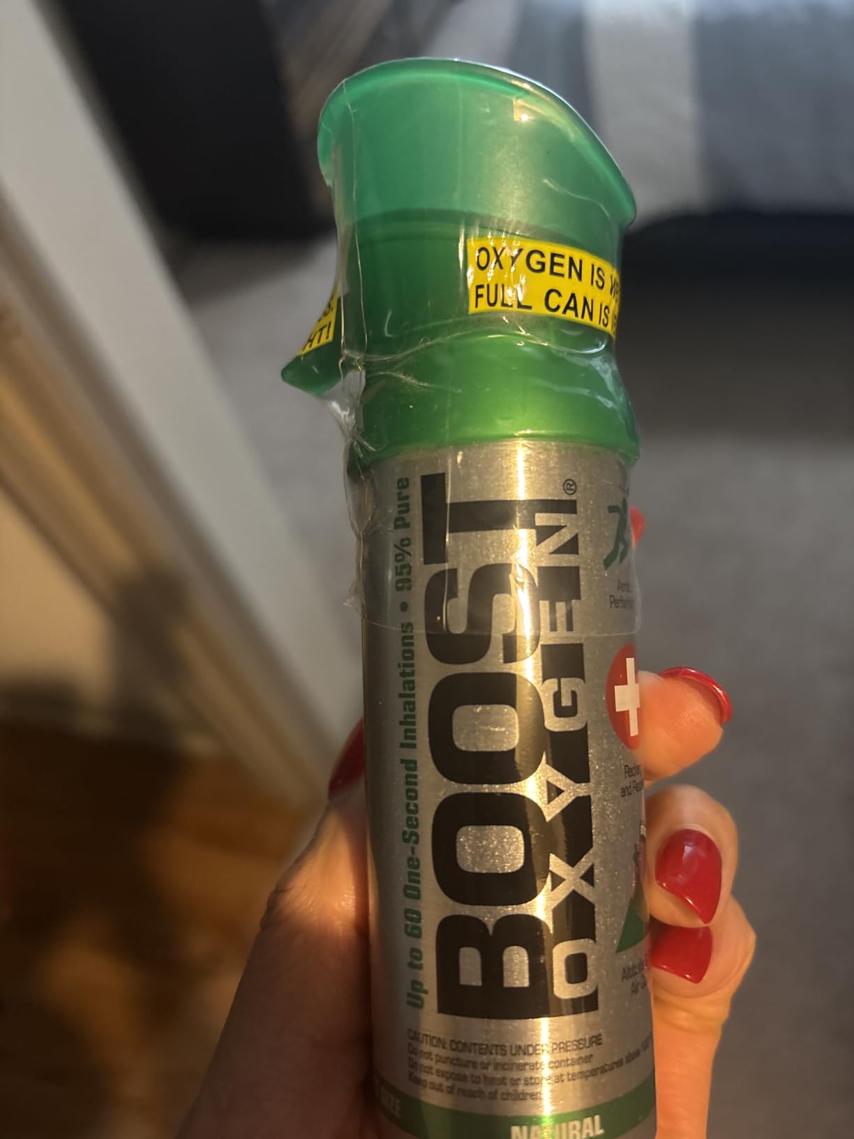 Boost Oxygen Pocket Size Natural 3L Canister, 4 Pack | Fits in a Bag, Purse & Pocket - For On-The-Go Quick Trips customer photo 1